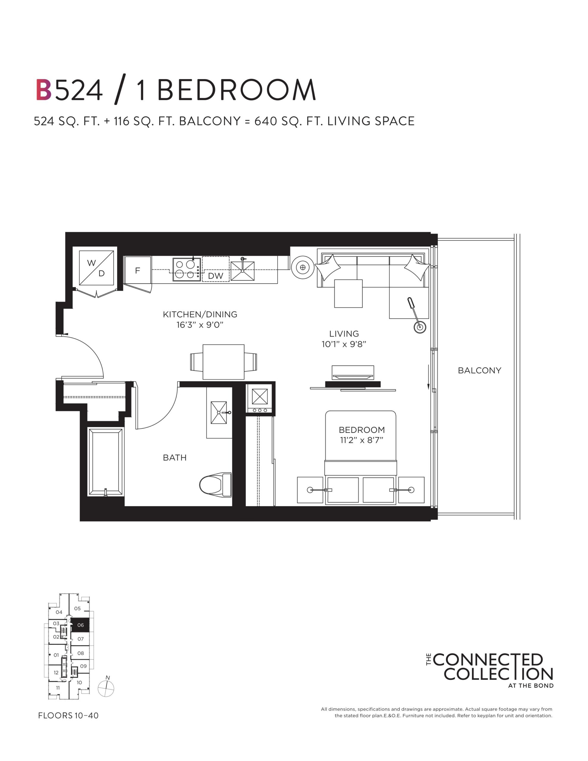 B524 floor plan