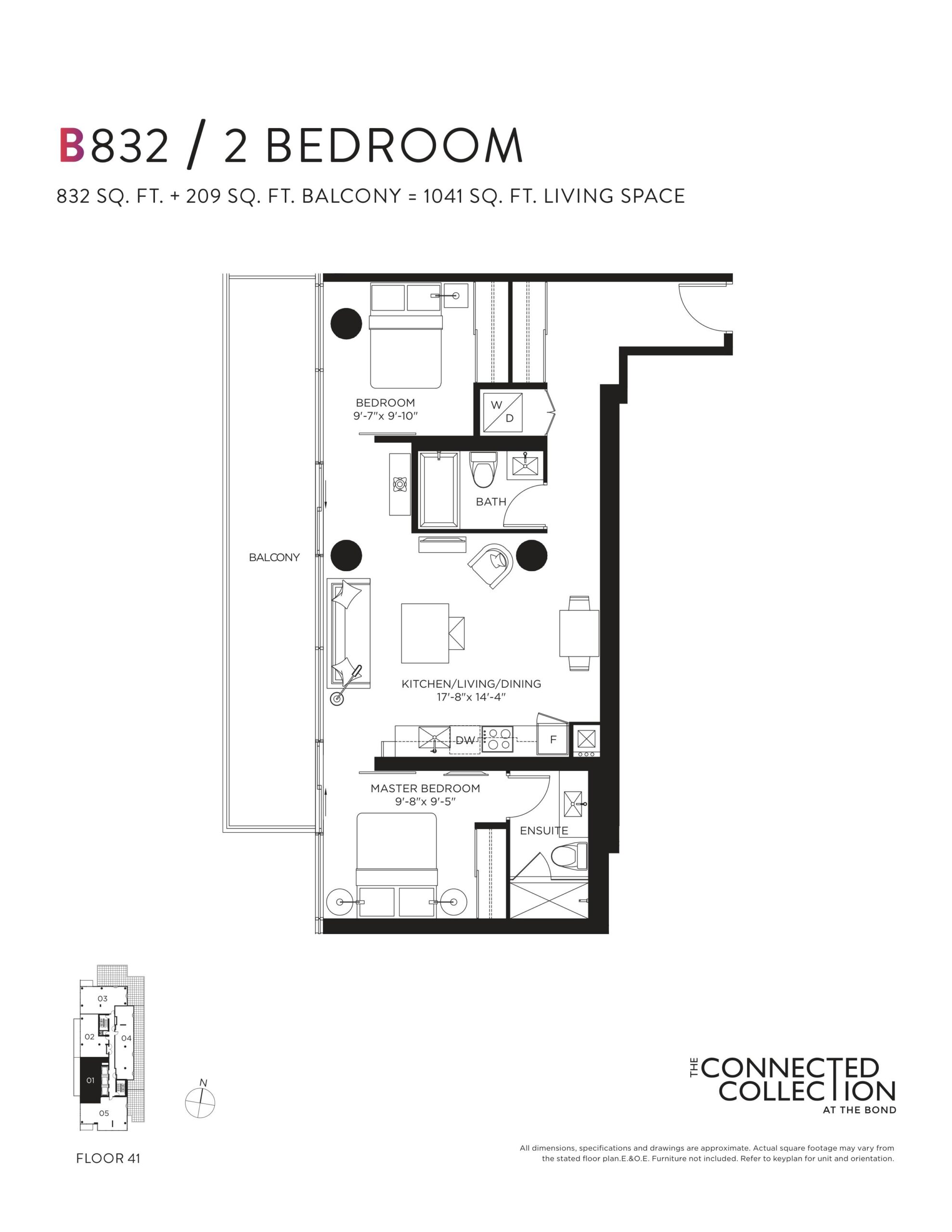 B832 floor plan