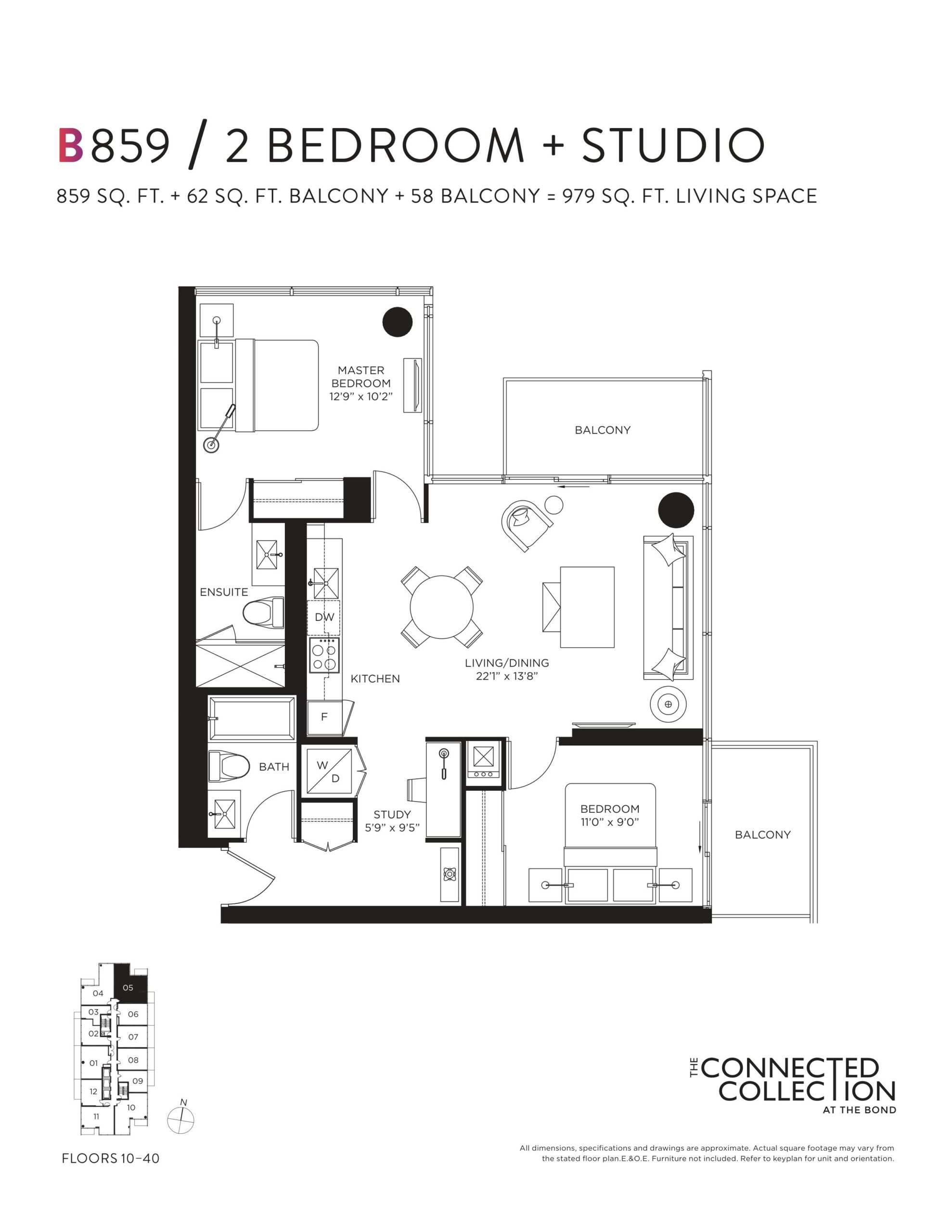 B859 floor plan