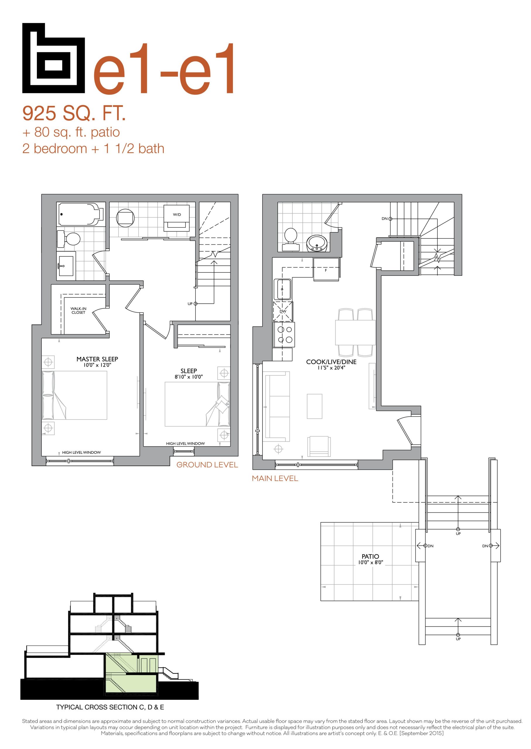 e1-e1 floor plan