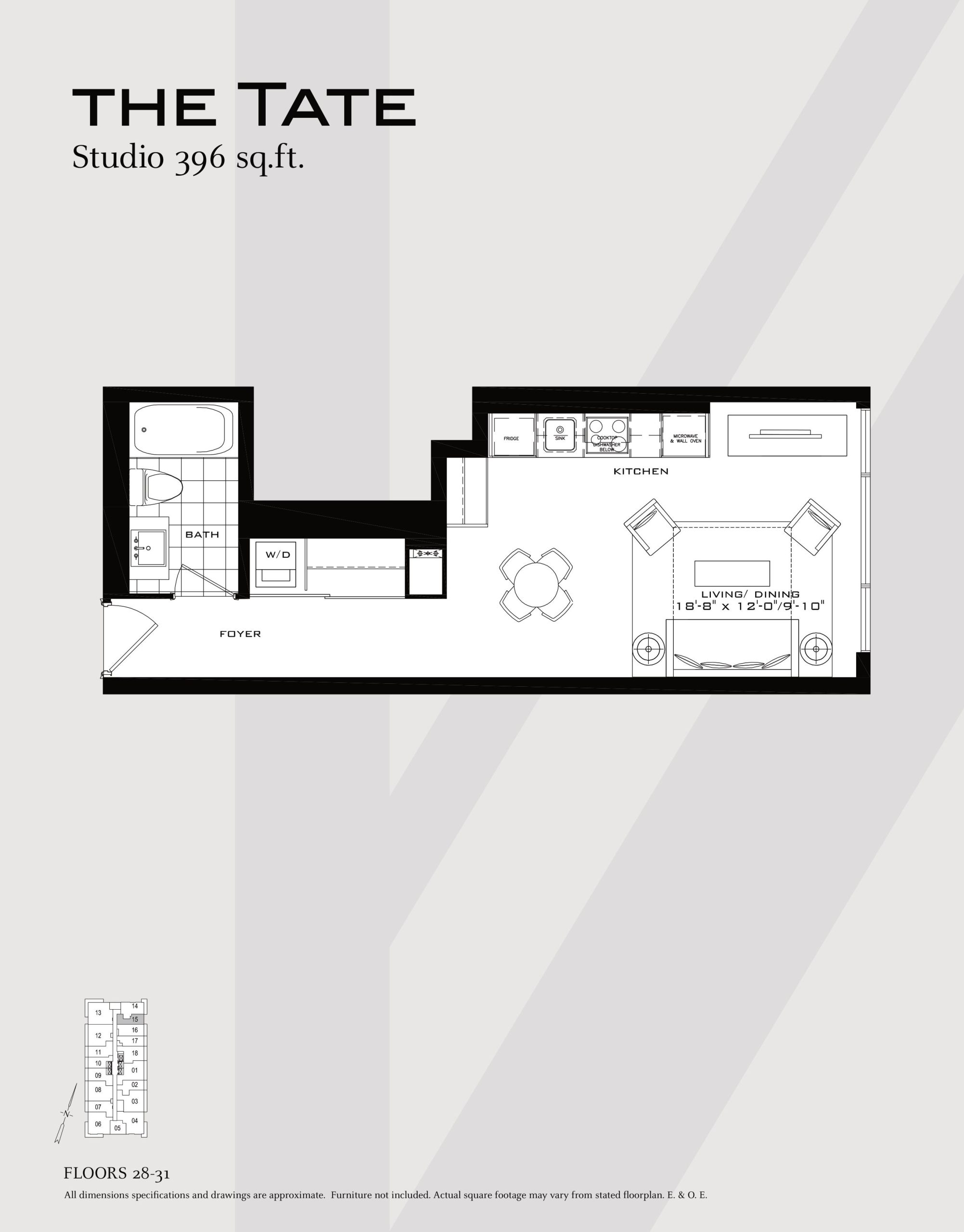 The Tate floor plan