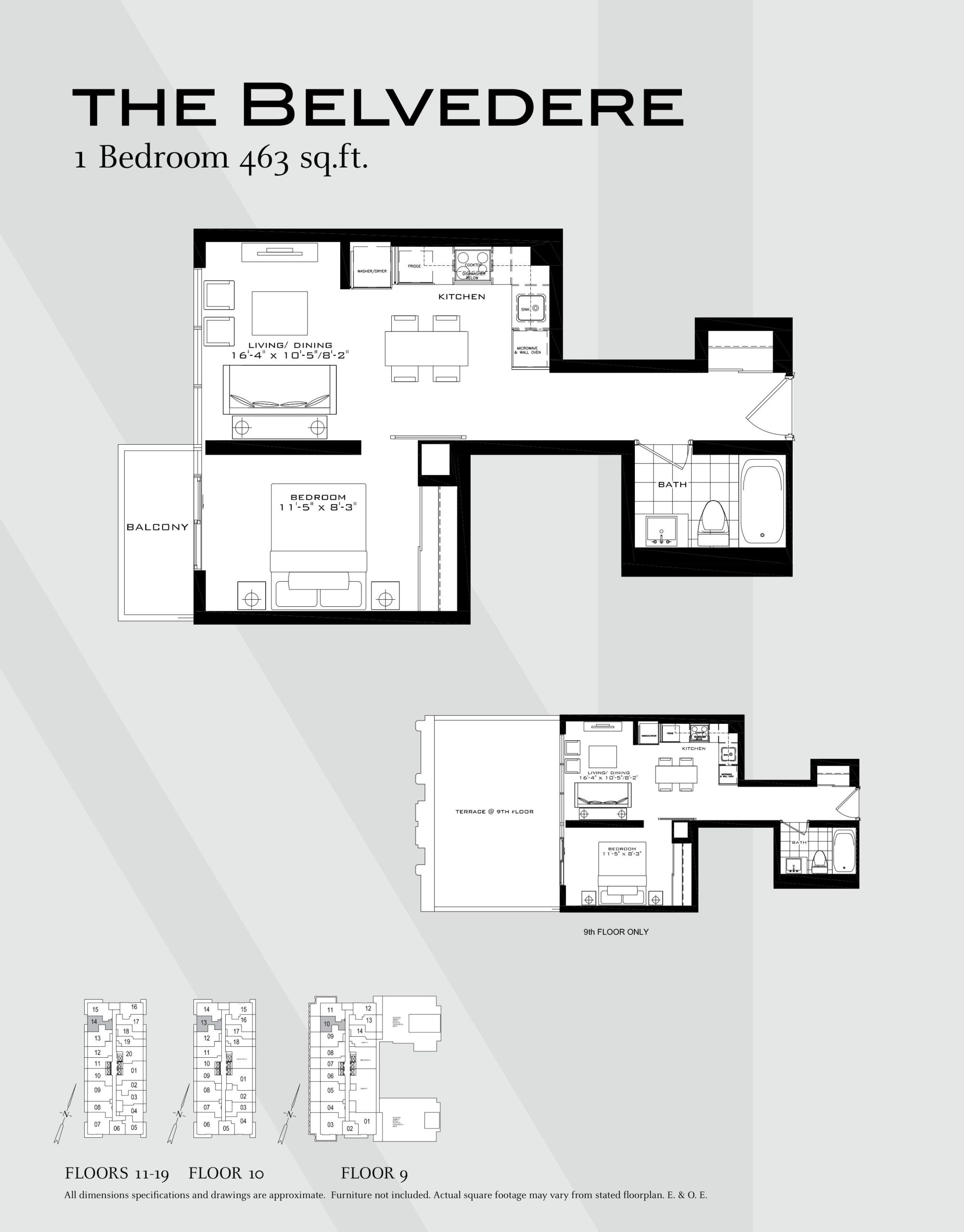 The Belvedere floor plan