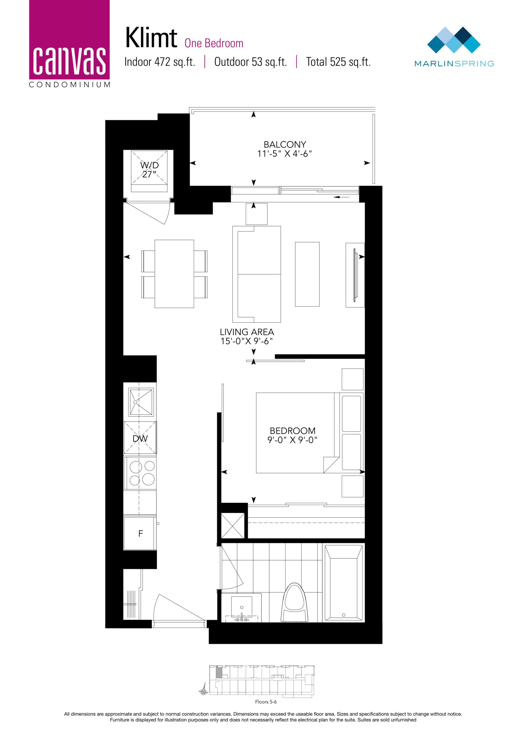 Klimt floor plan