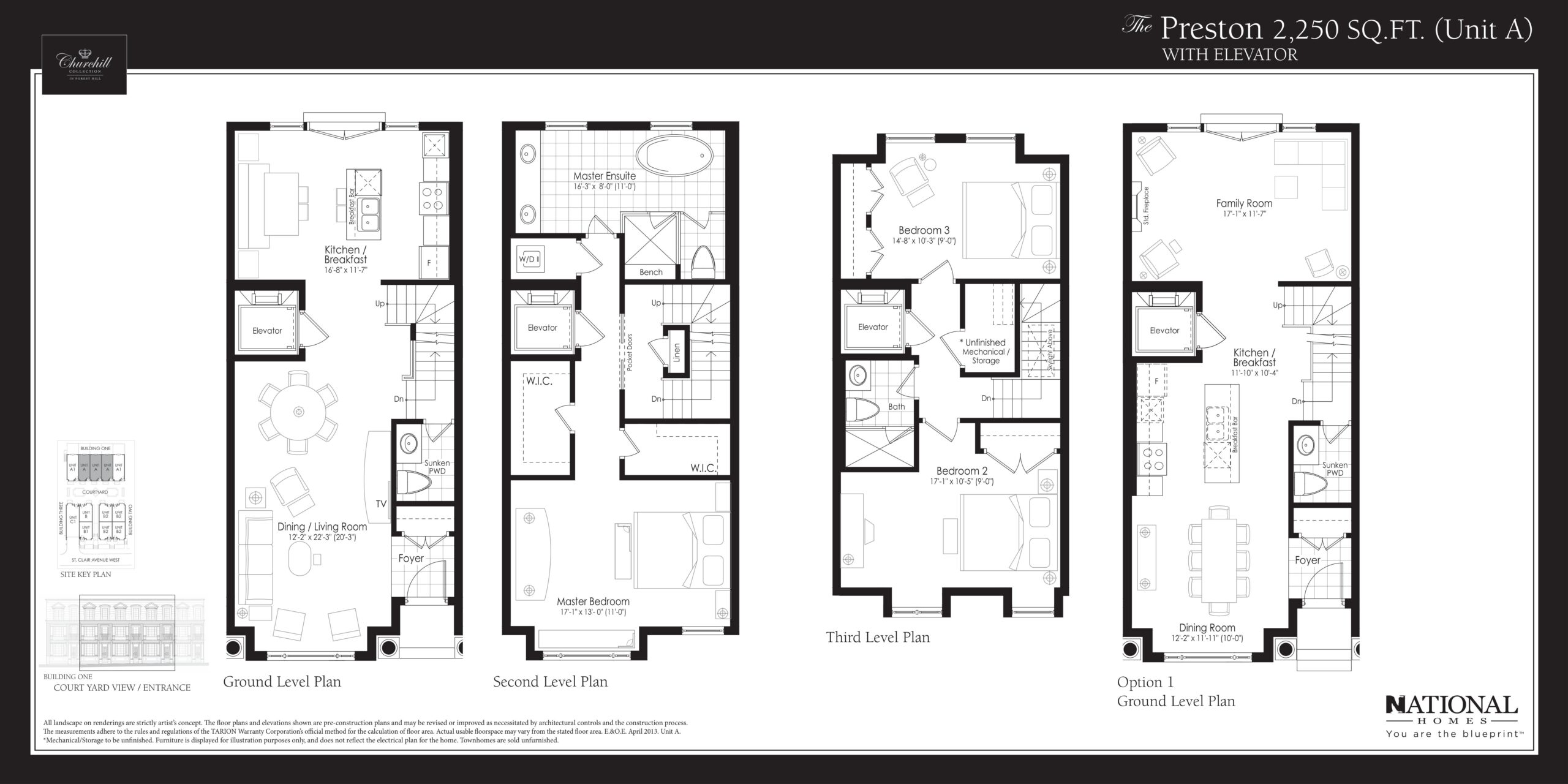 The Preston with Elevator floor plan