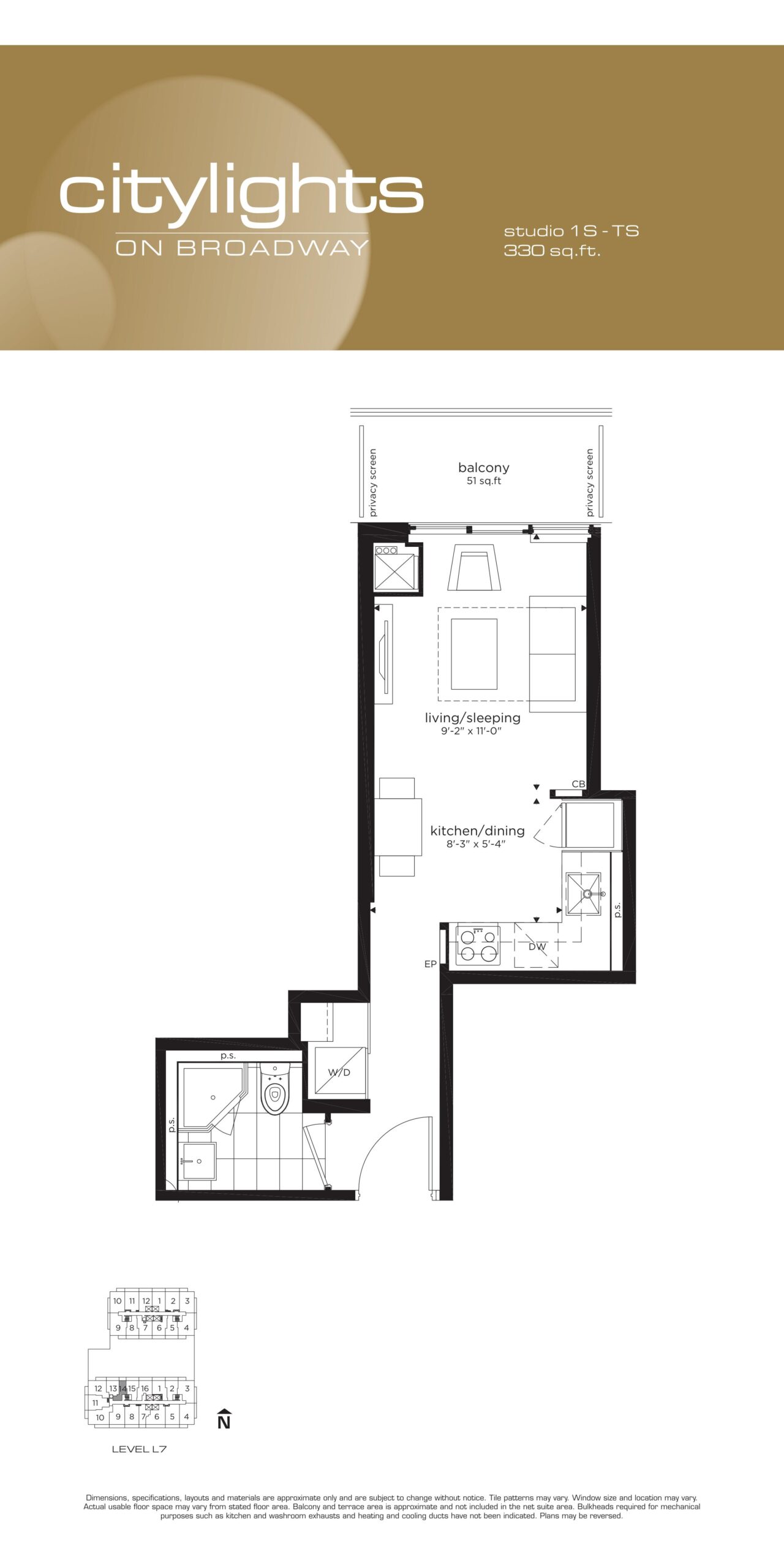 1S-TS floor plan