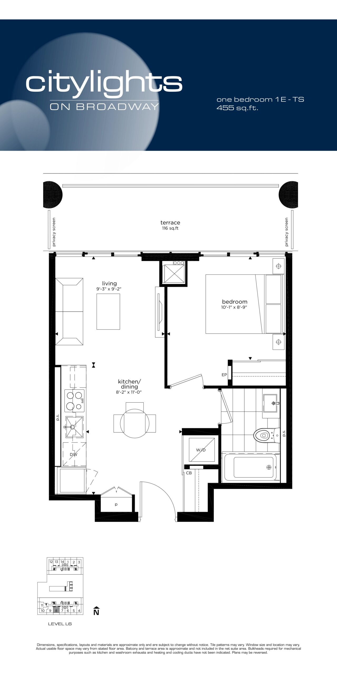 1E-TS floor plan
