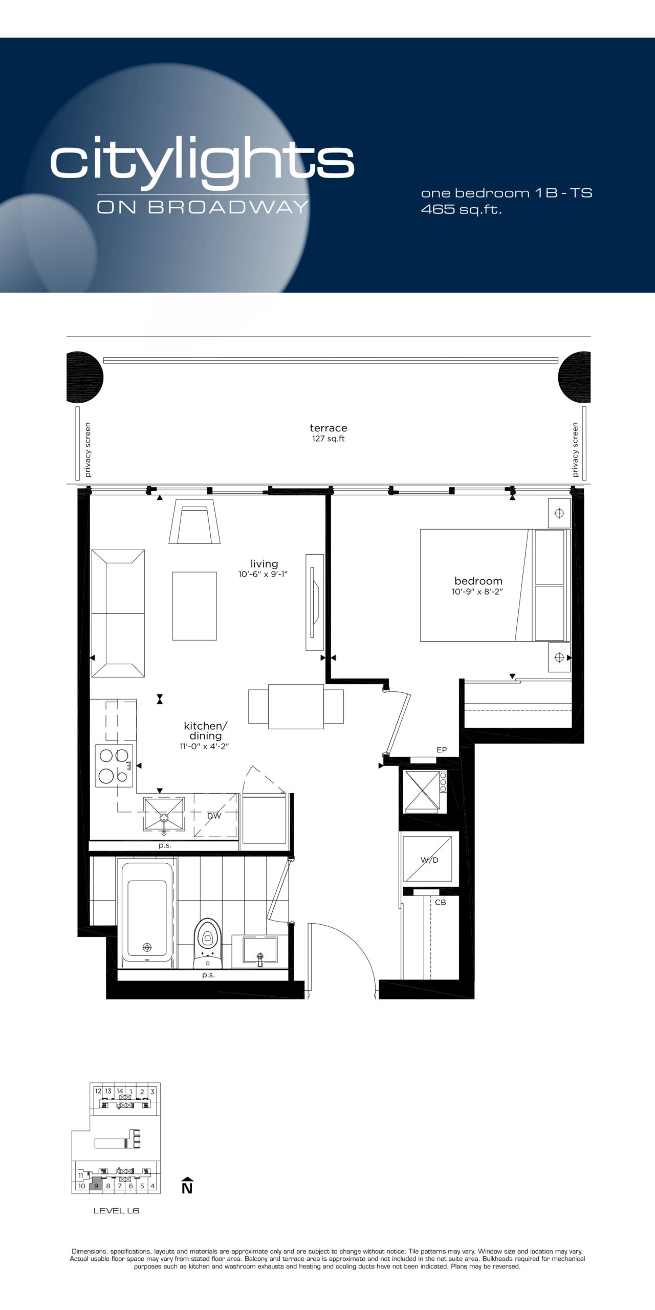 1B-TS floor plan
