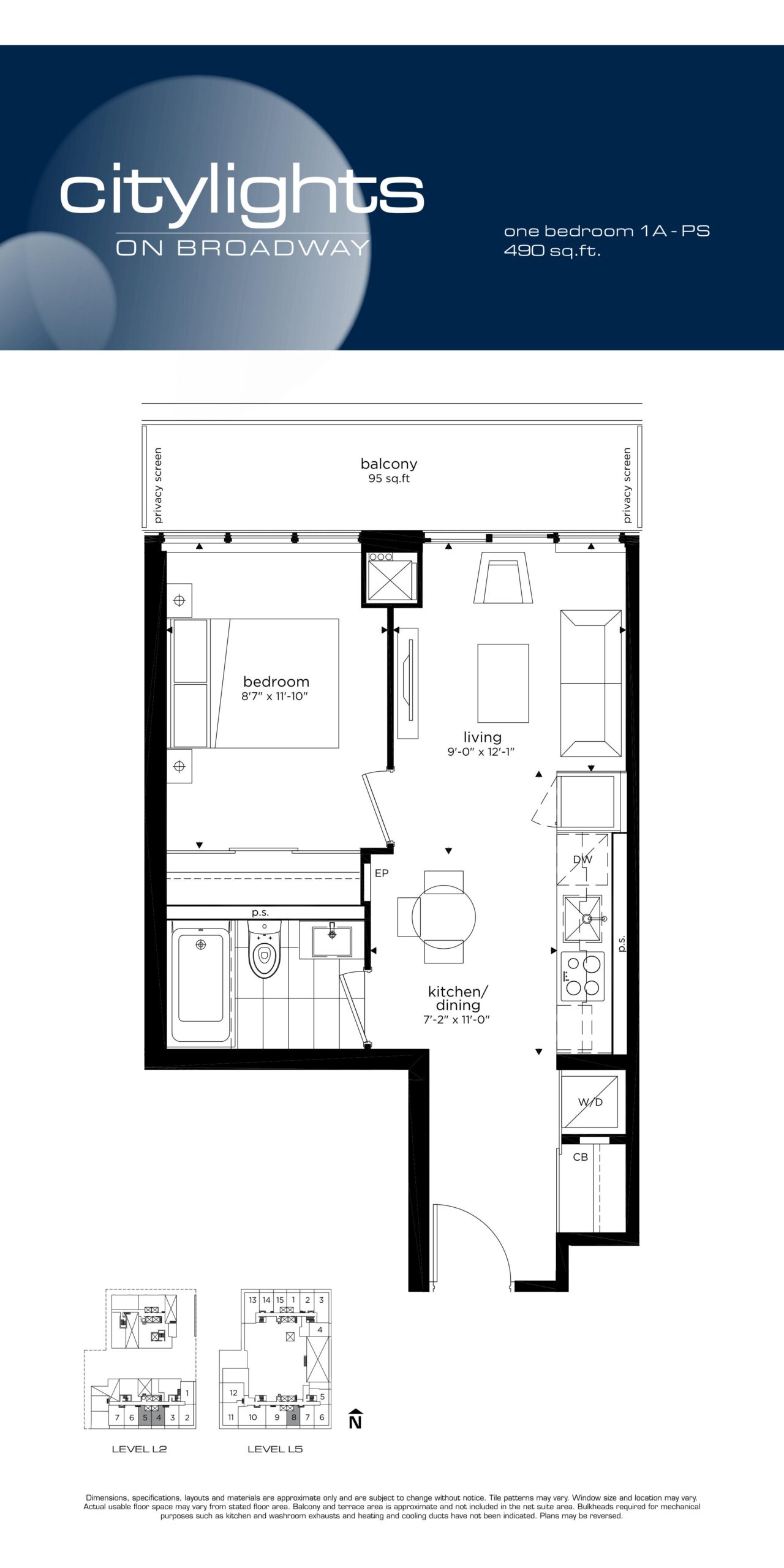 1A-PS floor plan