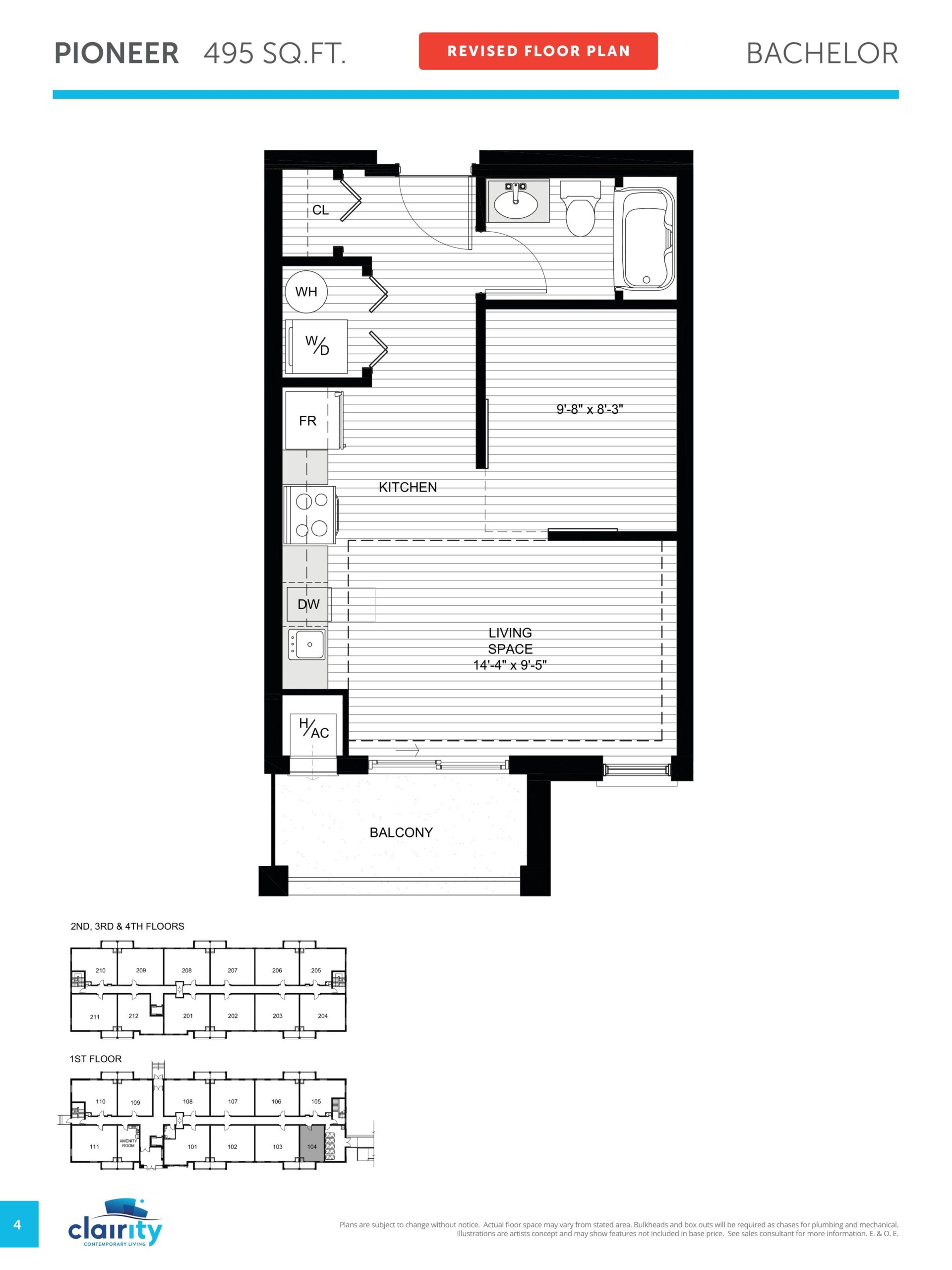 Pioneer floor plan
