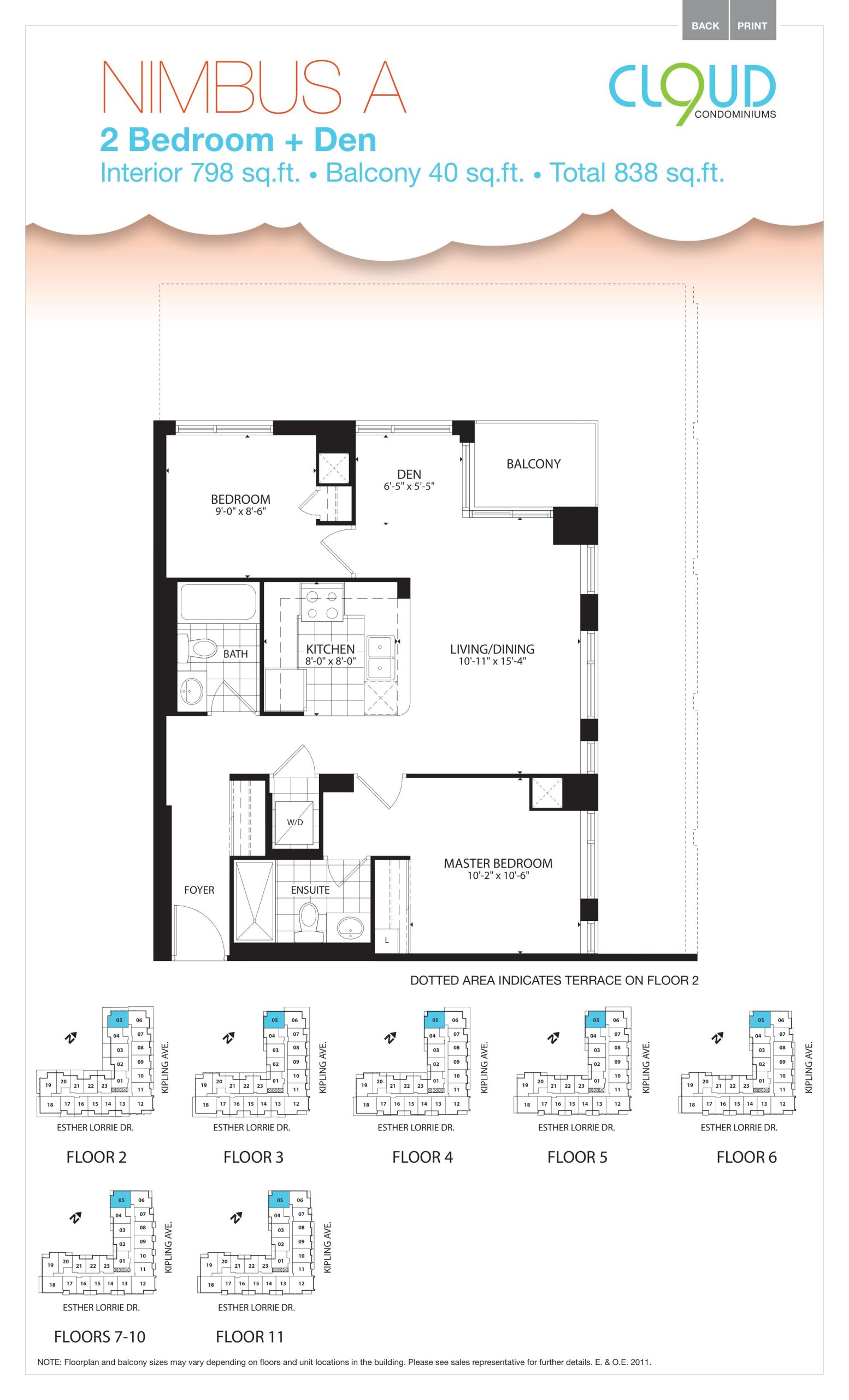 Nimbus A floor plan