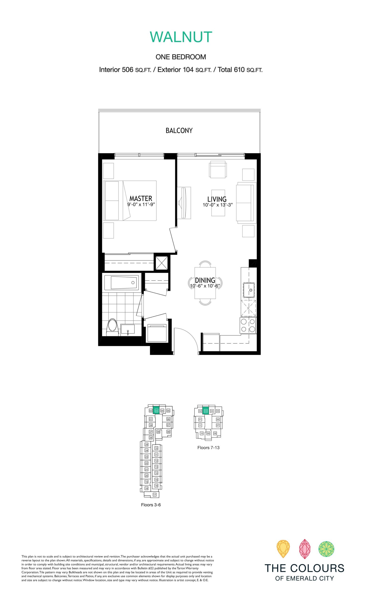 Walnut floor plan