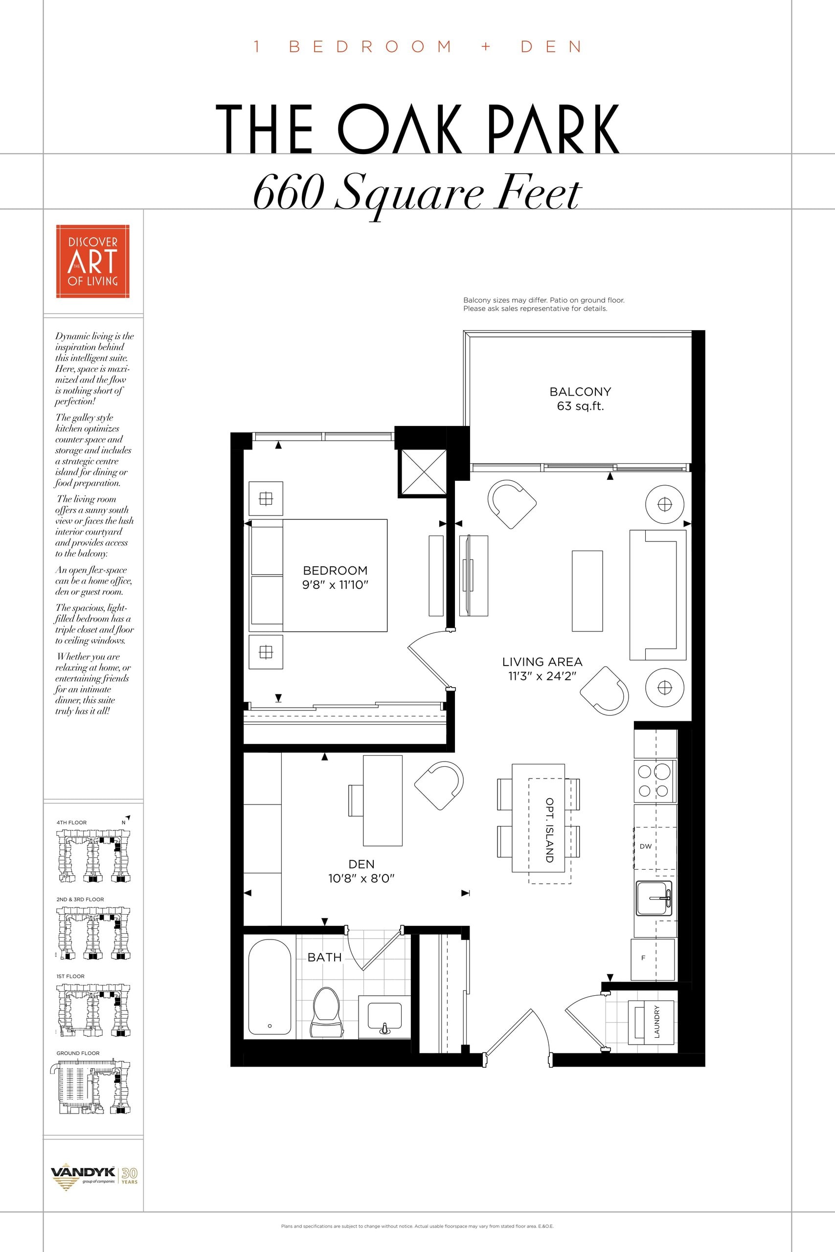 The Oak Park floor plan