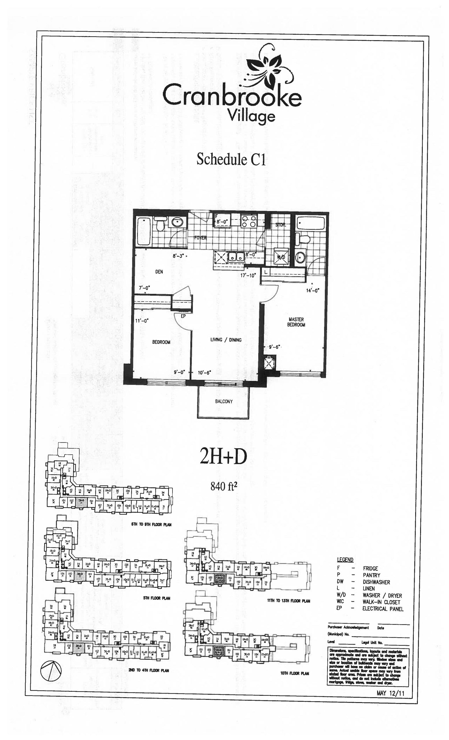 2H+D floor plan