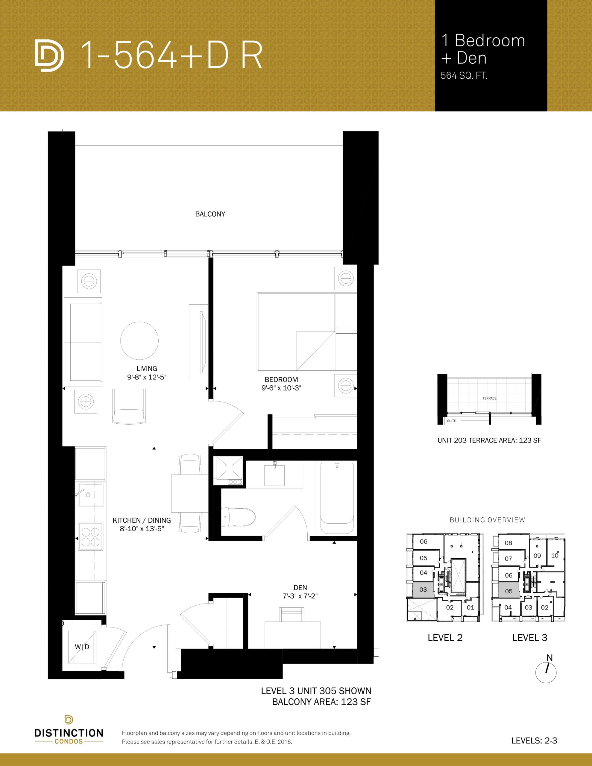 1-564+D R floor plan