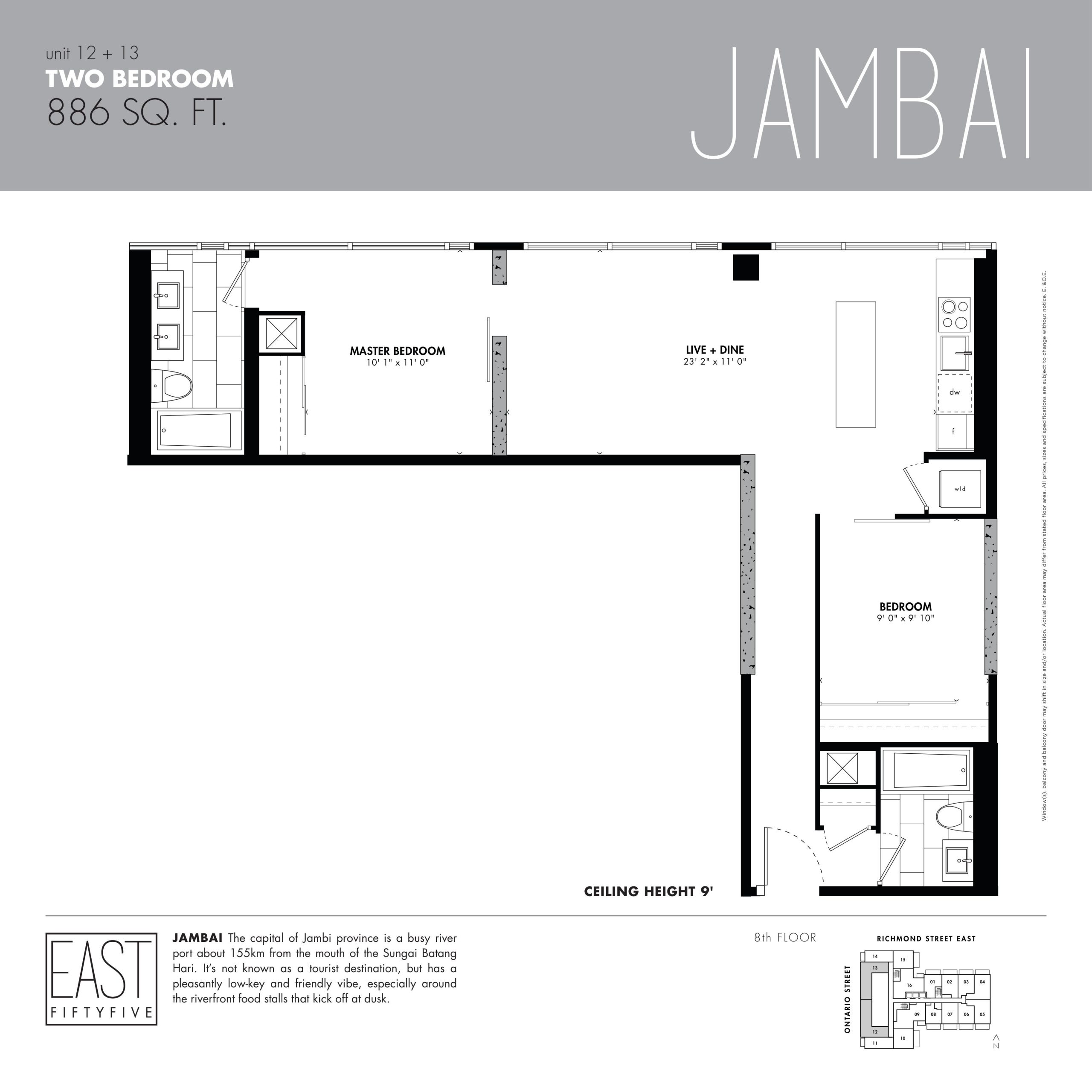 Jambai floor plan