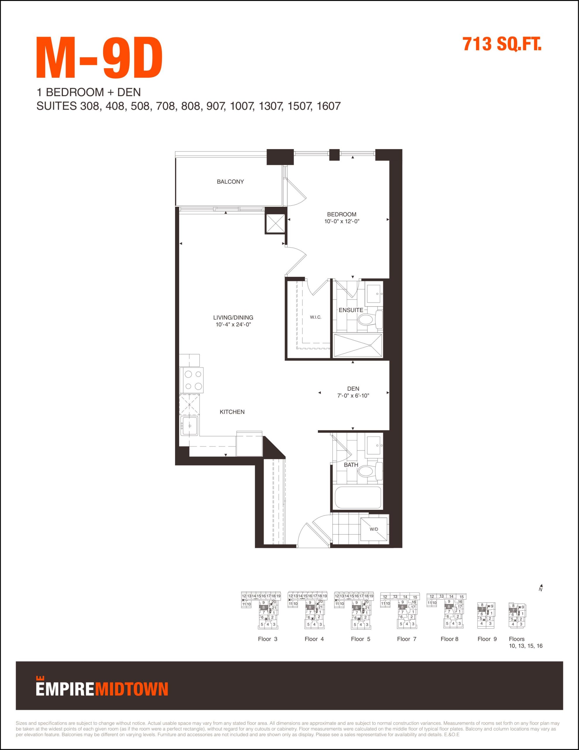 M-9D floor plan