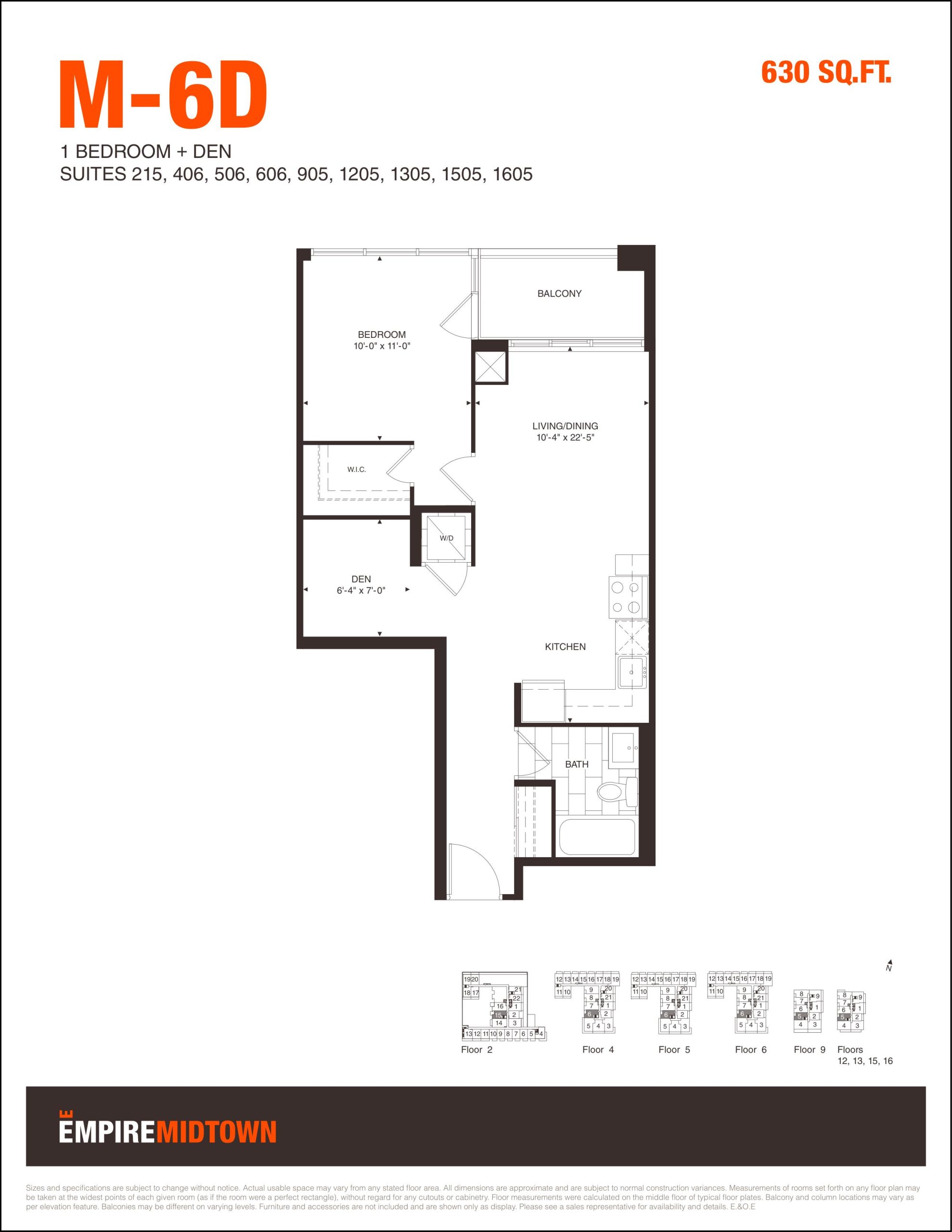 M-6D floor plan