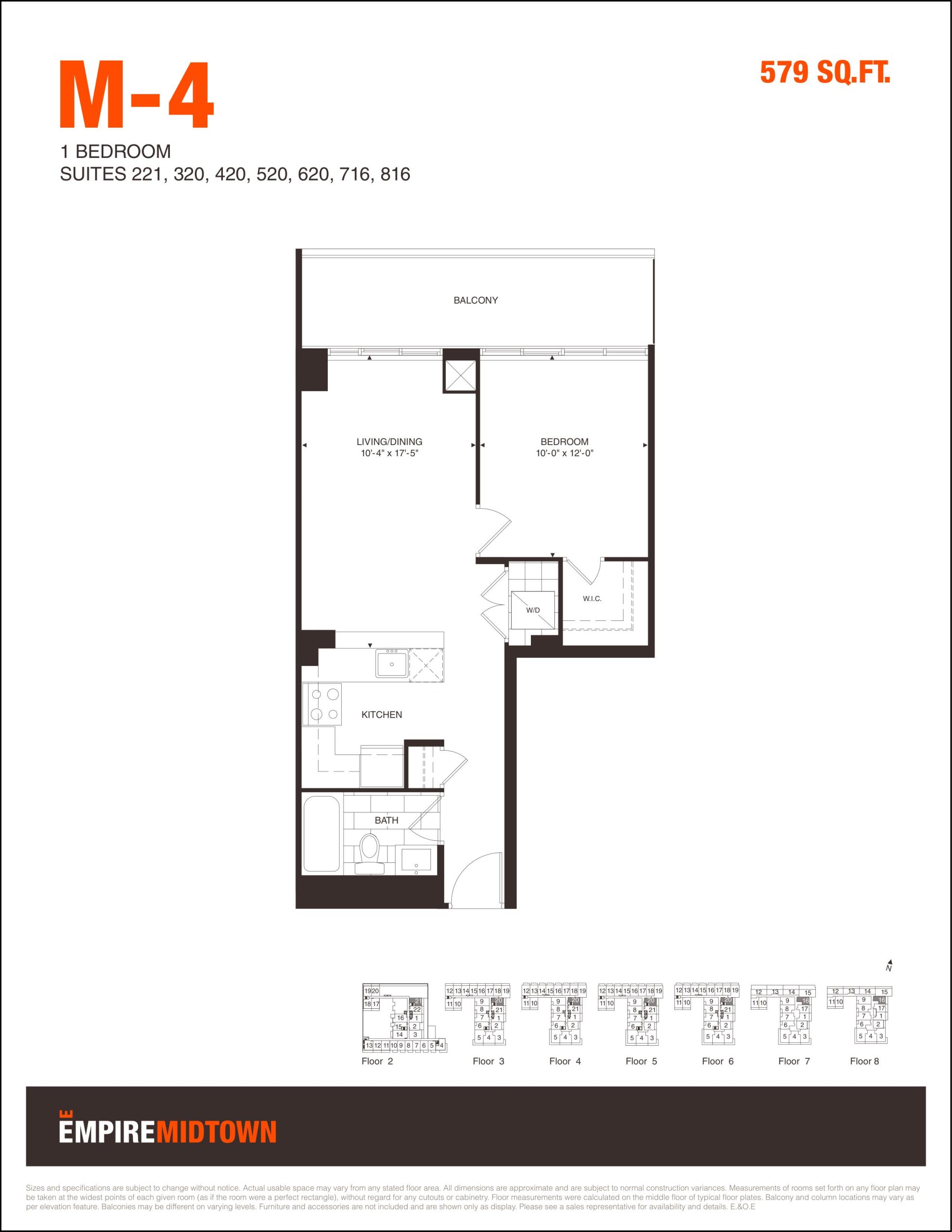 M-4 floor plan