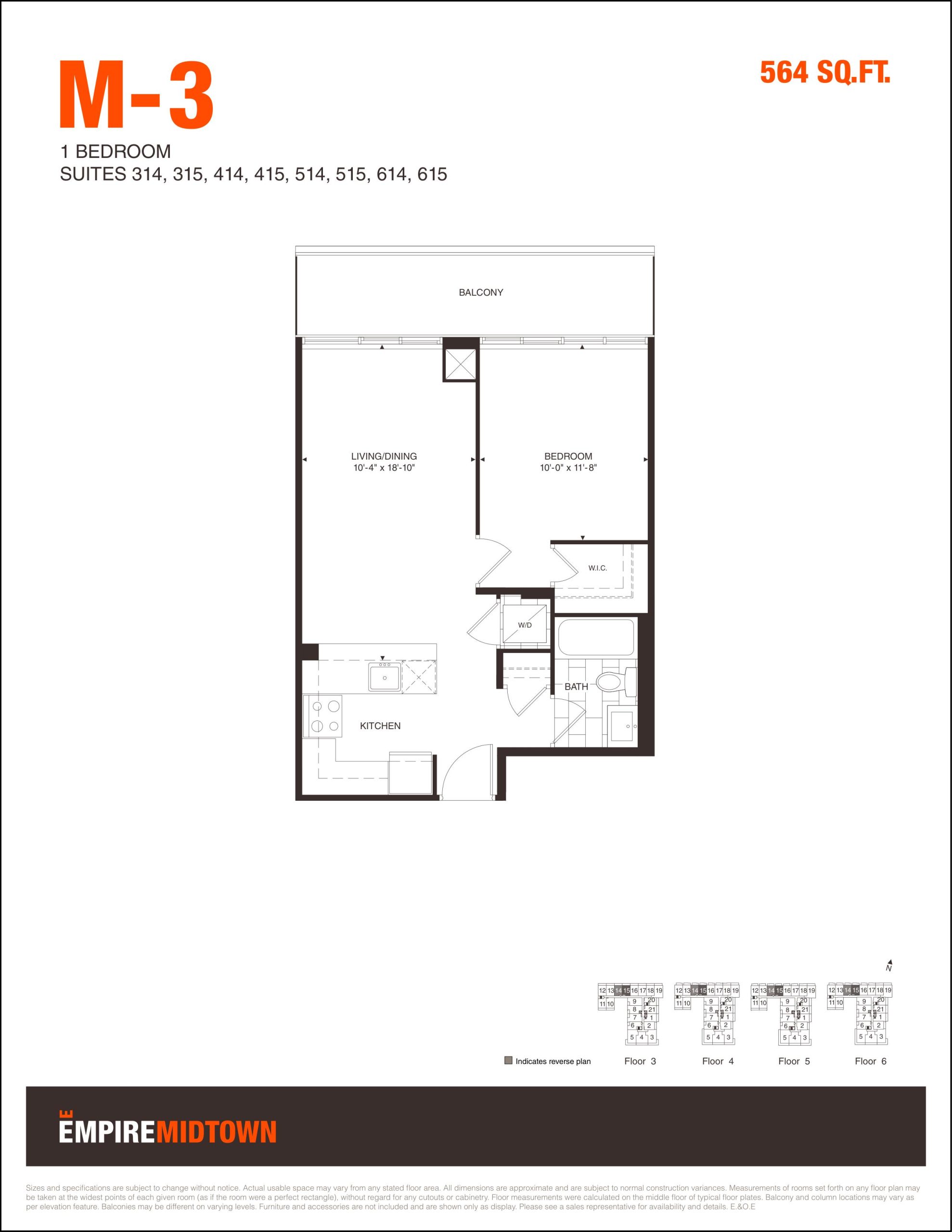 M-3 floor plan