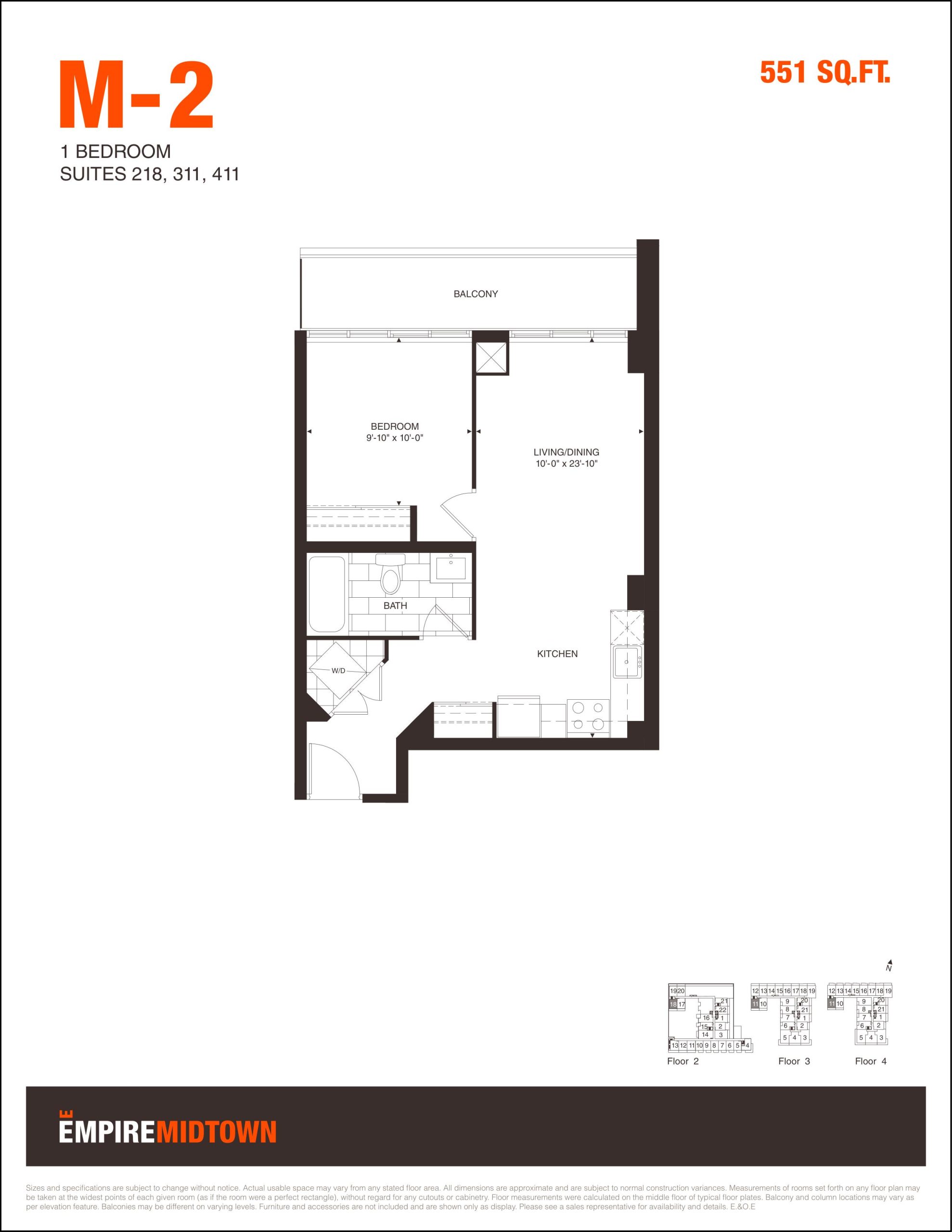 M-2 floor plan