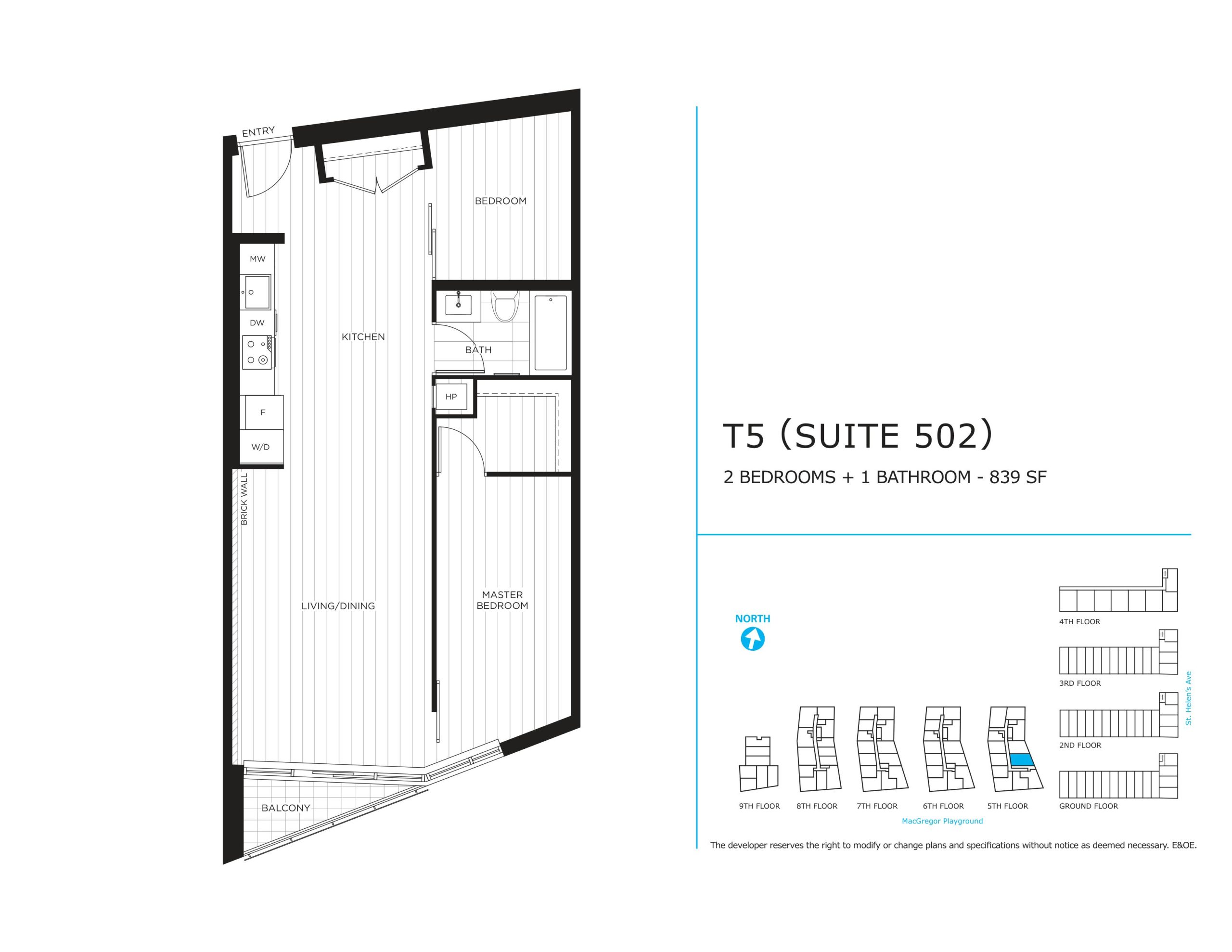 T5 floor plan