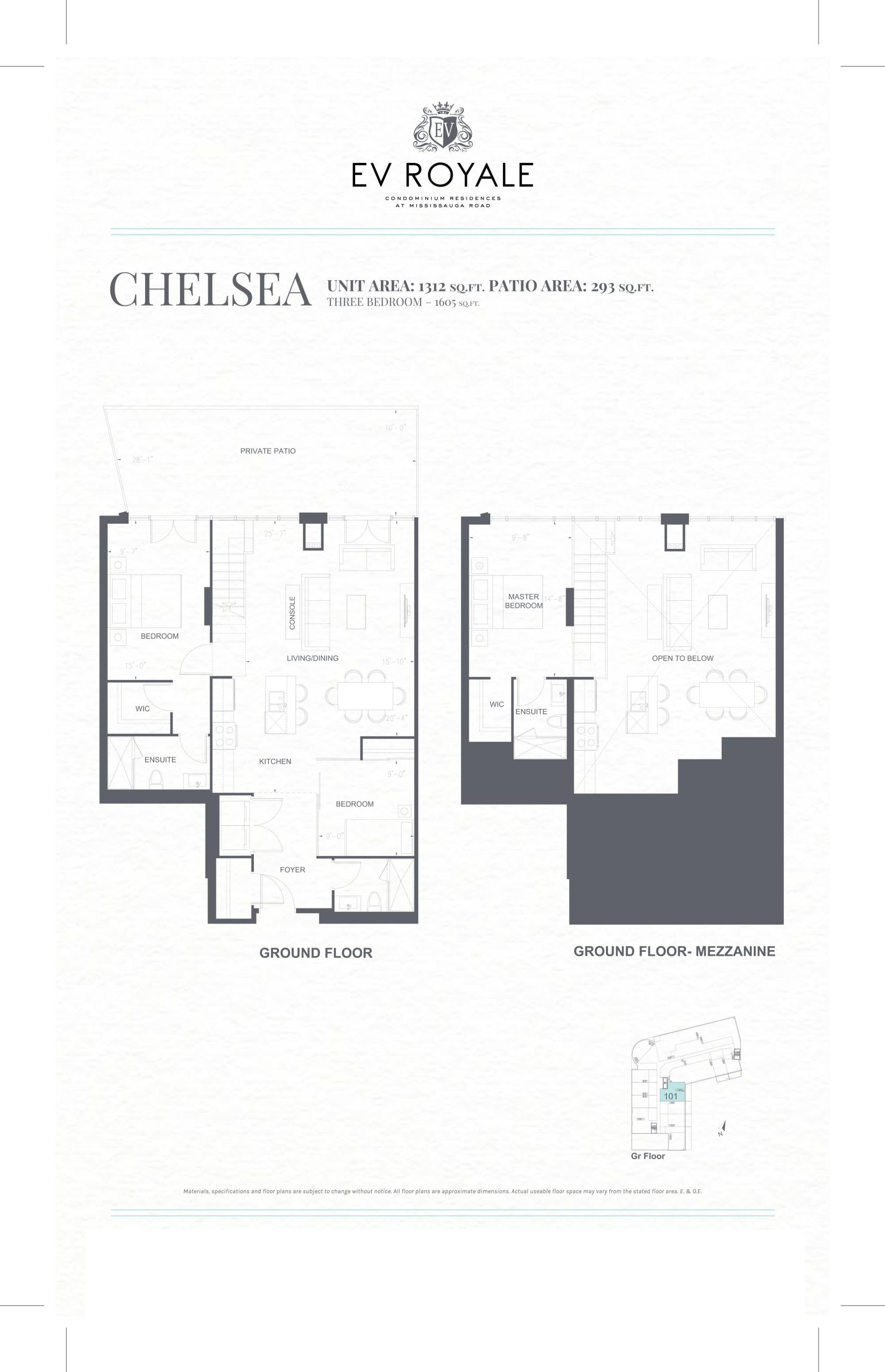 Chelsea floor plan