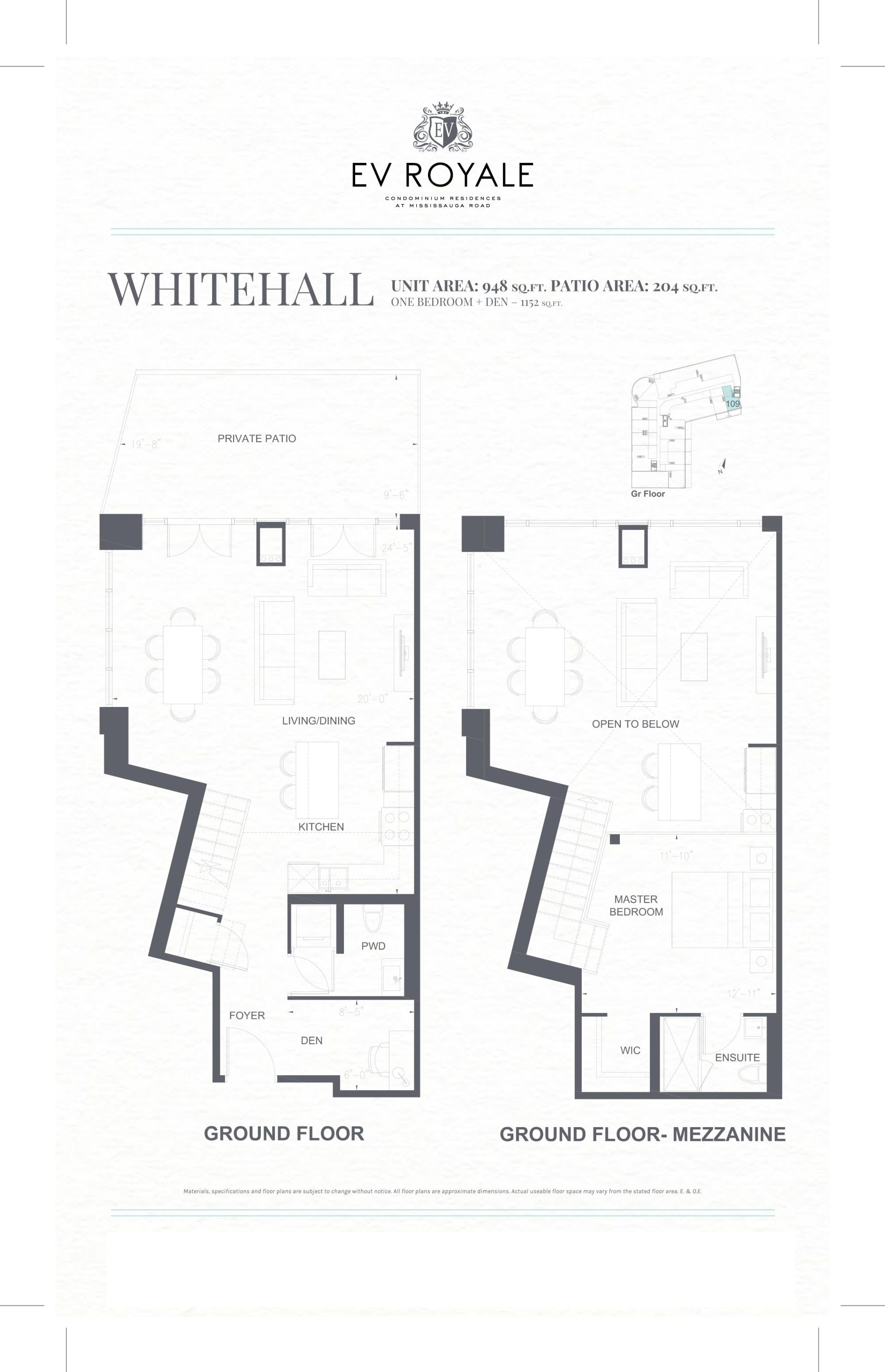 Whitehall floor plan