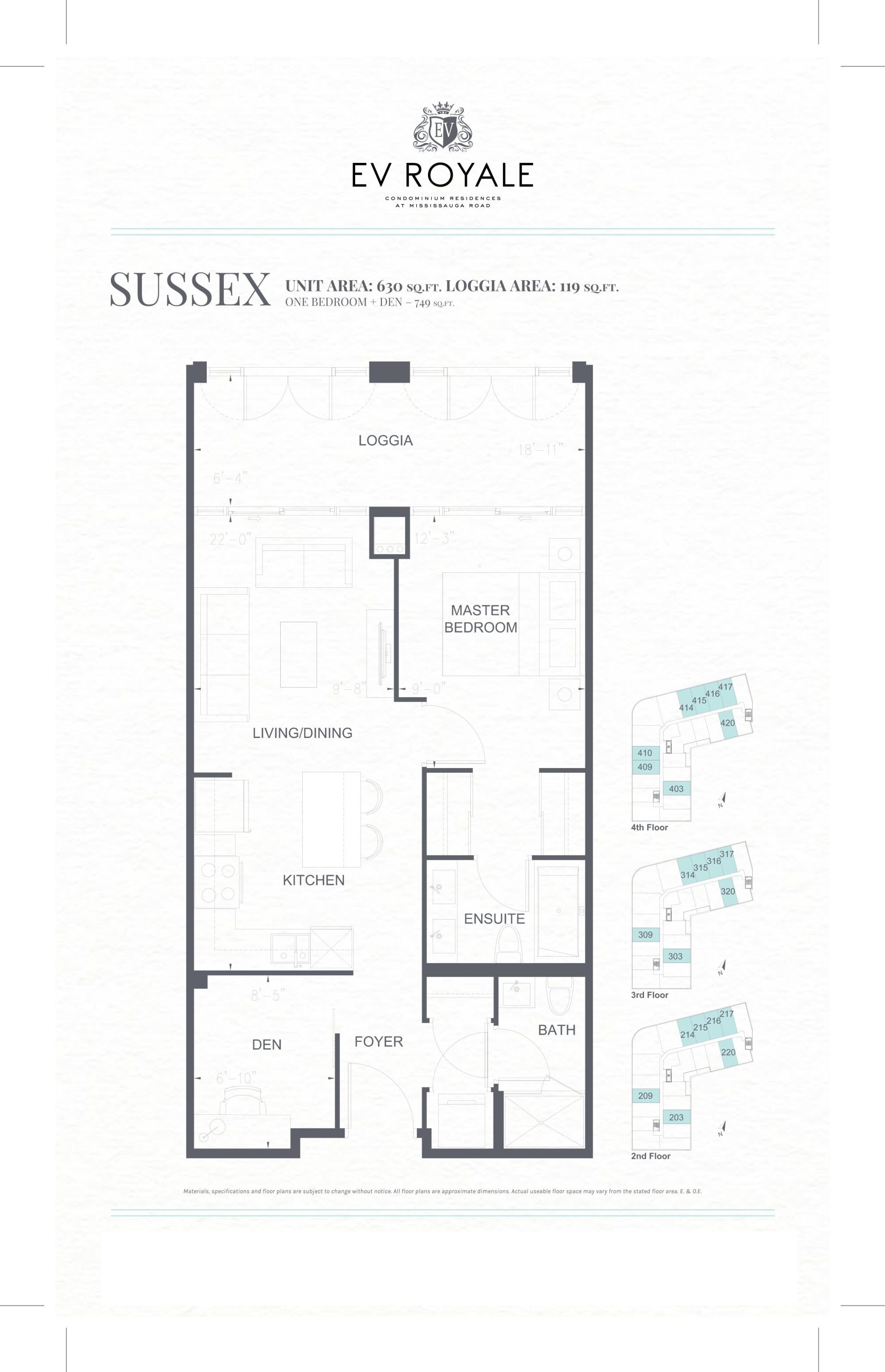 Sussex floor plan