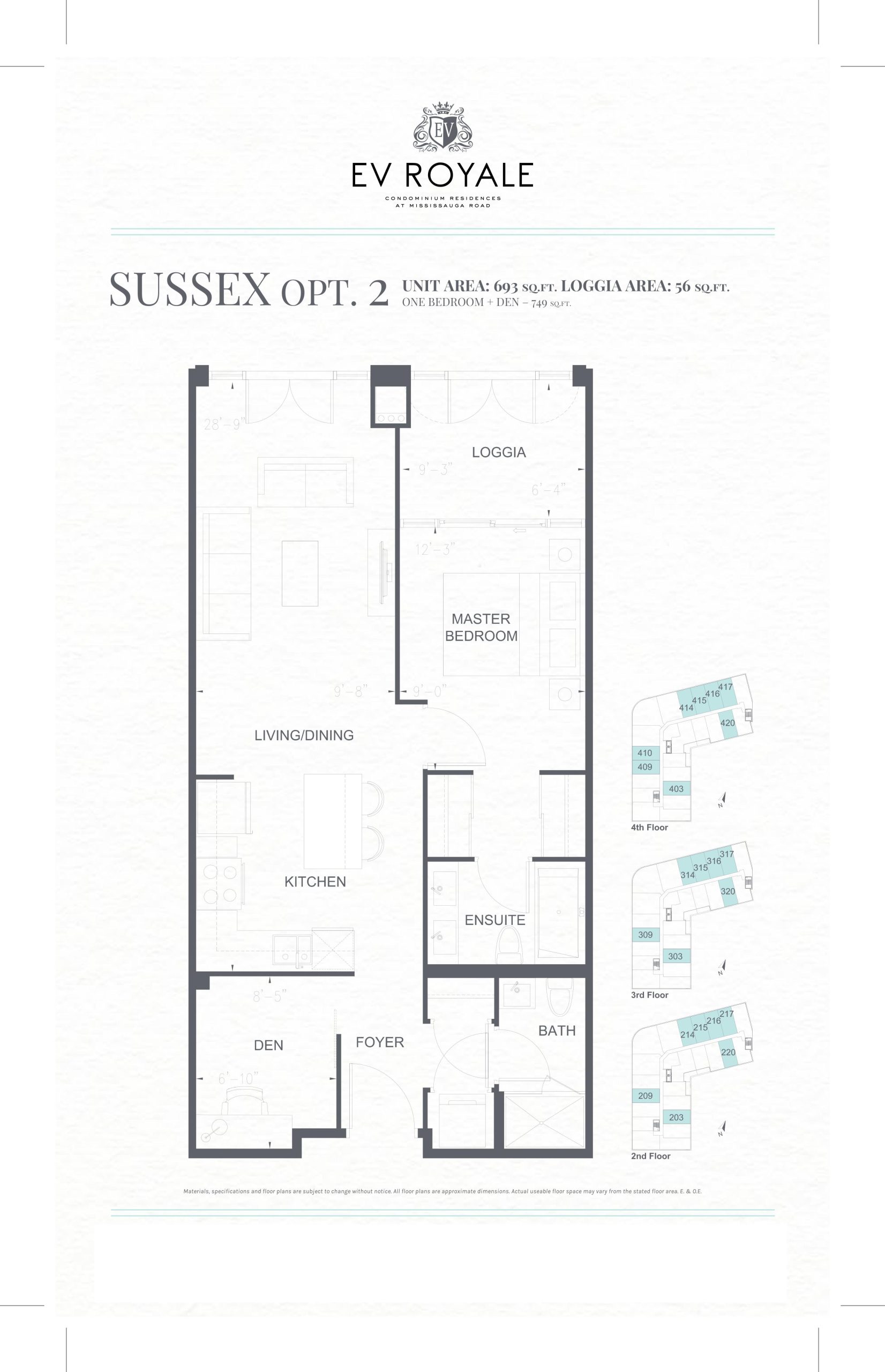 Sussex opt. 2 floor plan