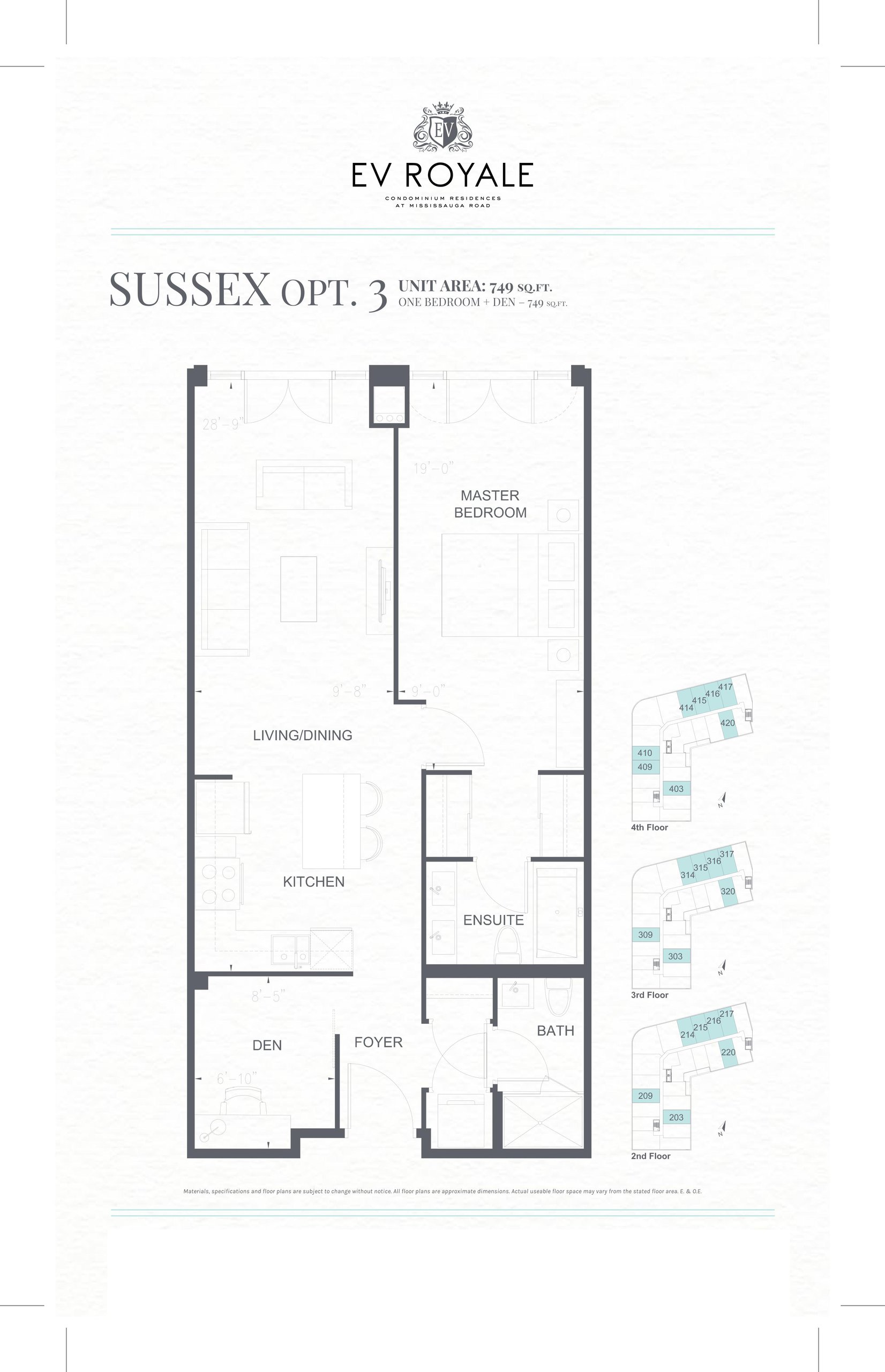 Sussex opt. 3 floor plan