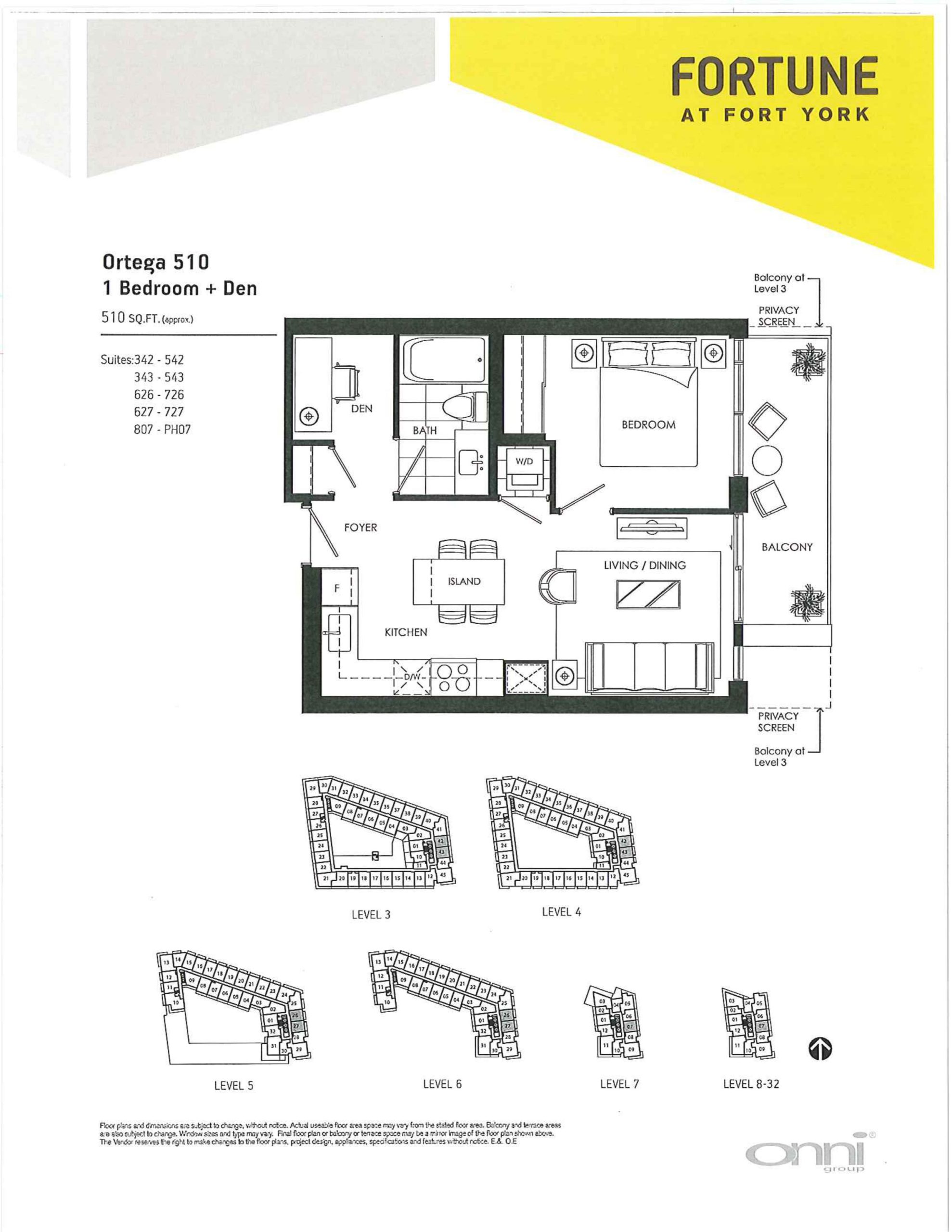 Ortega 510 floor plan