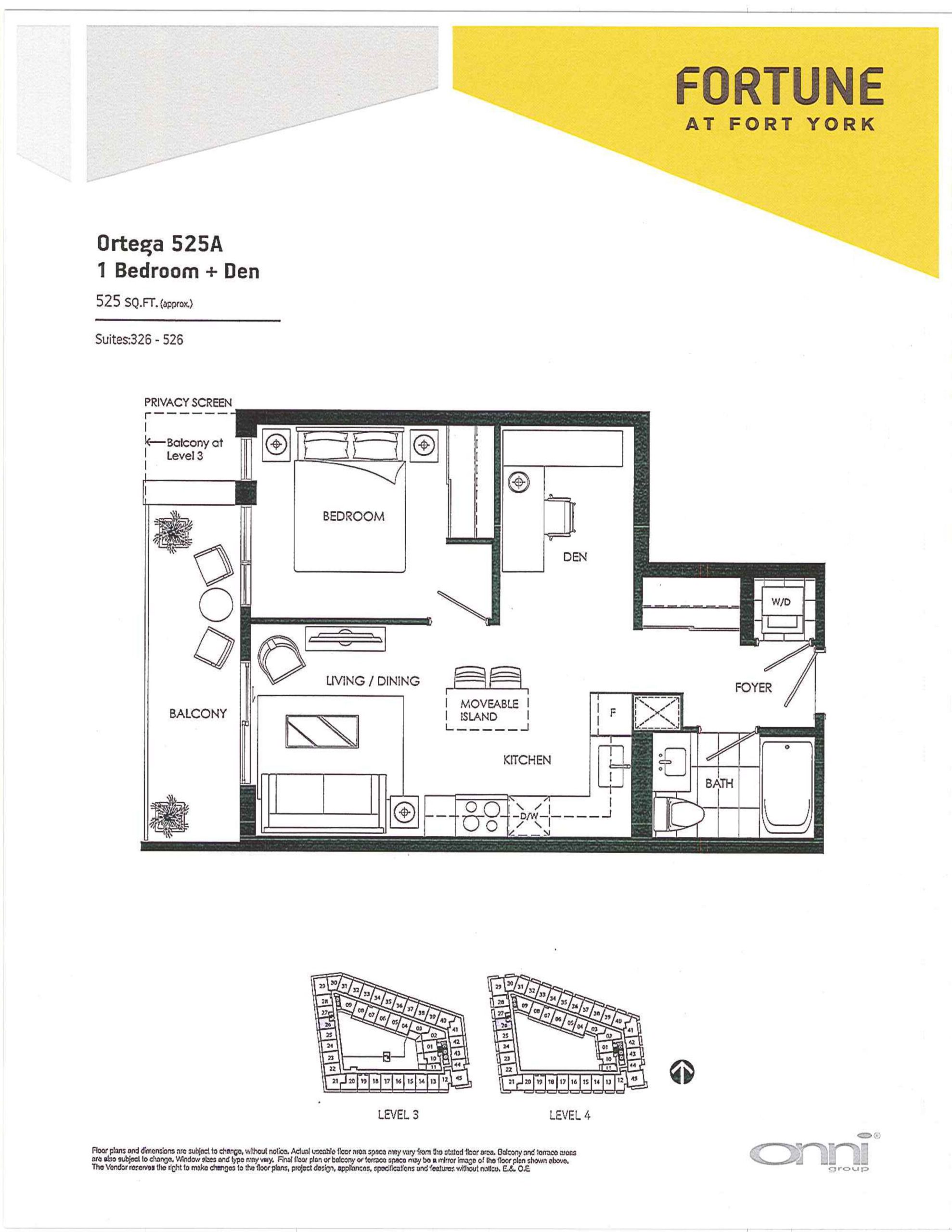 Ortega 525A floor plan