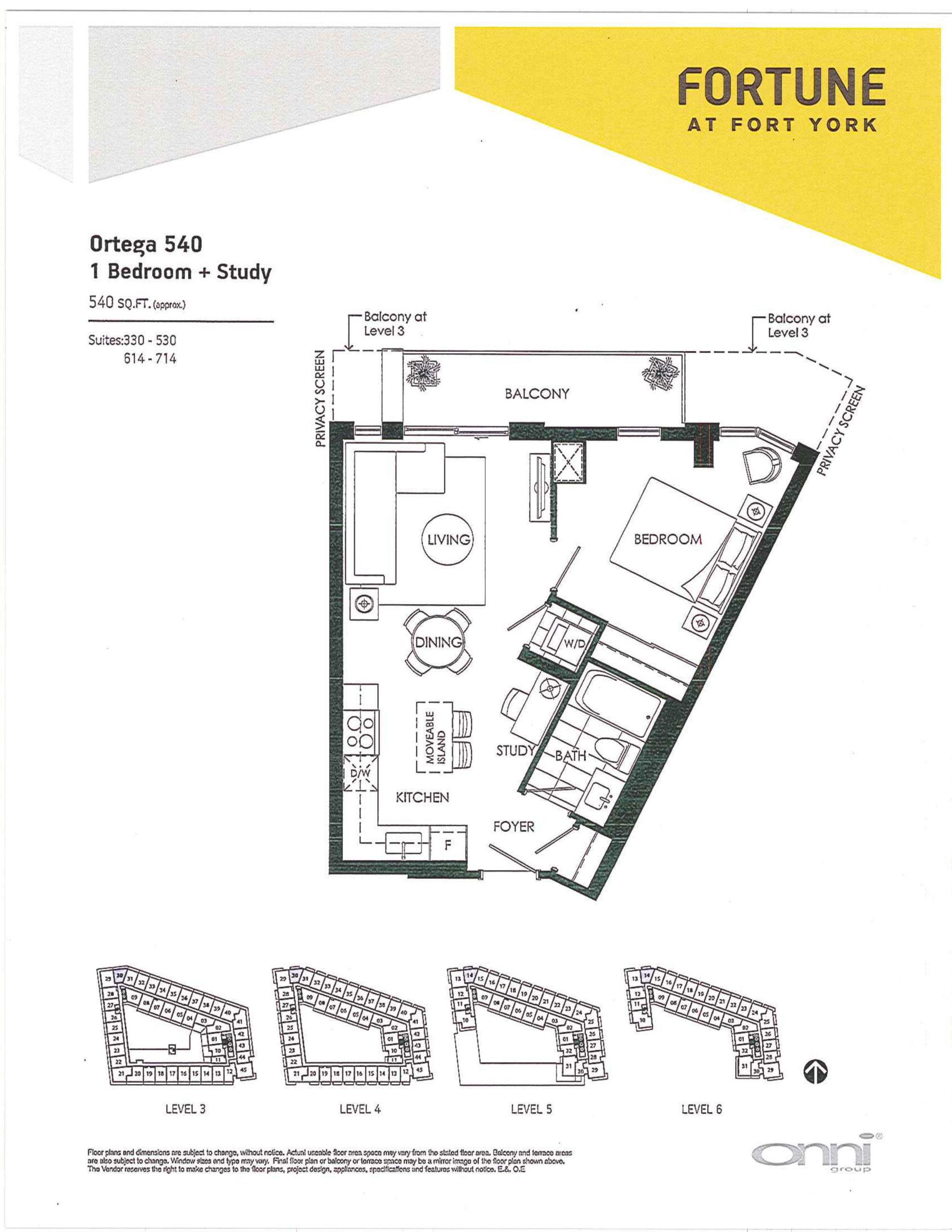 Ortega 540 floor plan