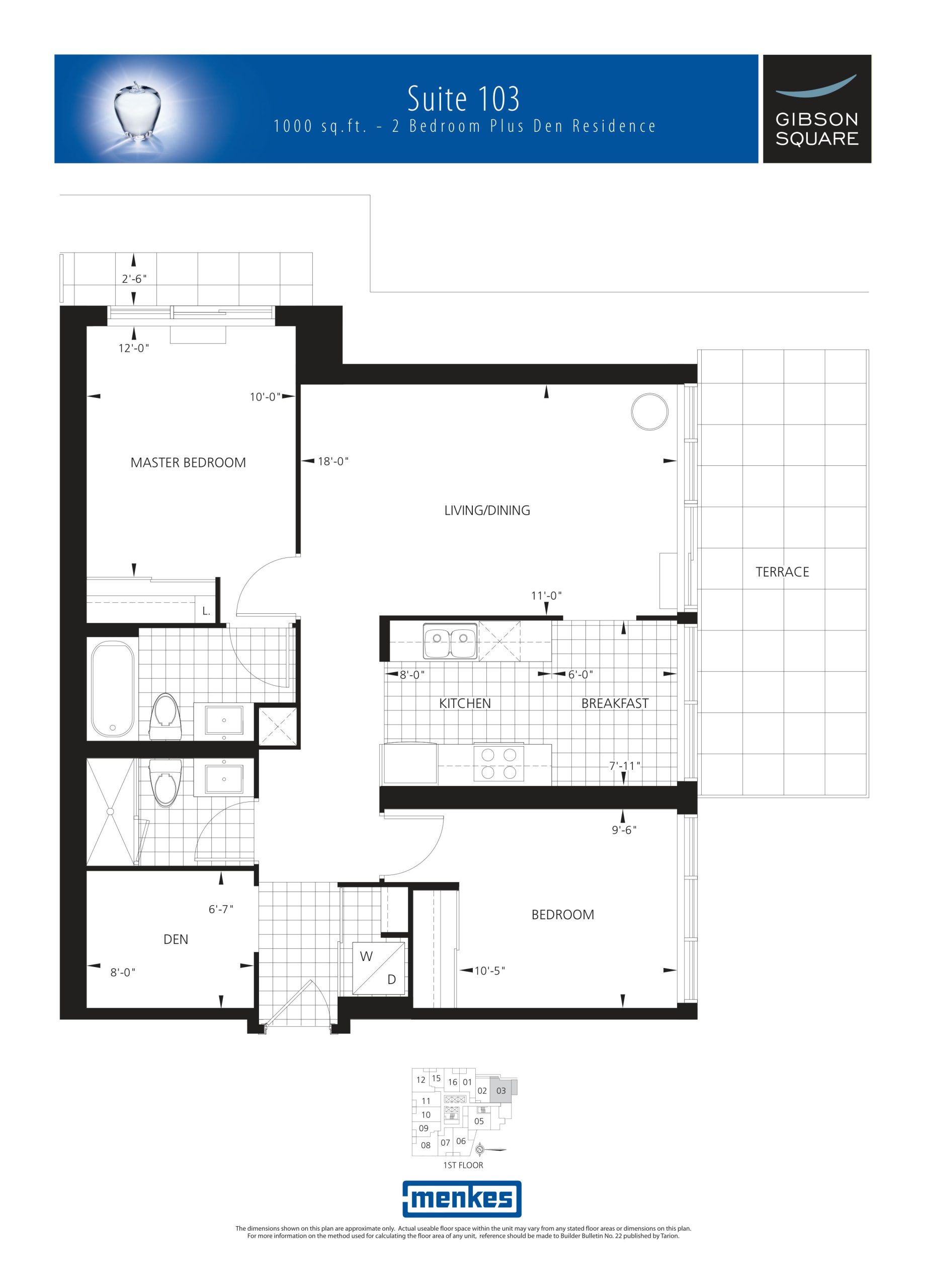 Suite 103 floor plan