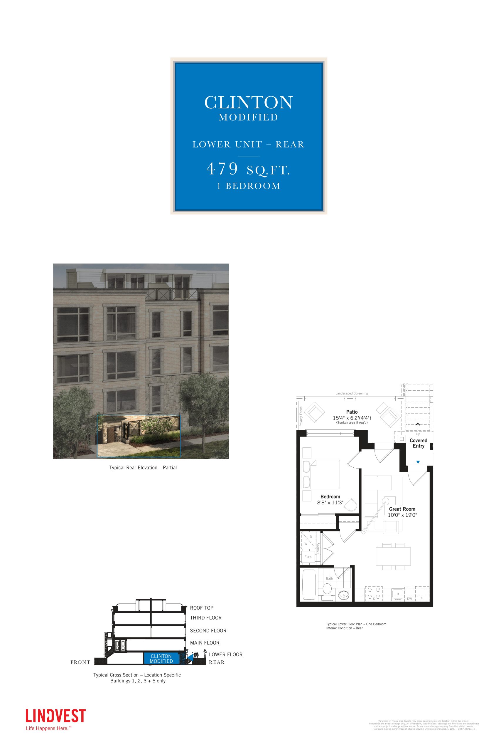 Clinton Modified floor plan
