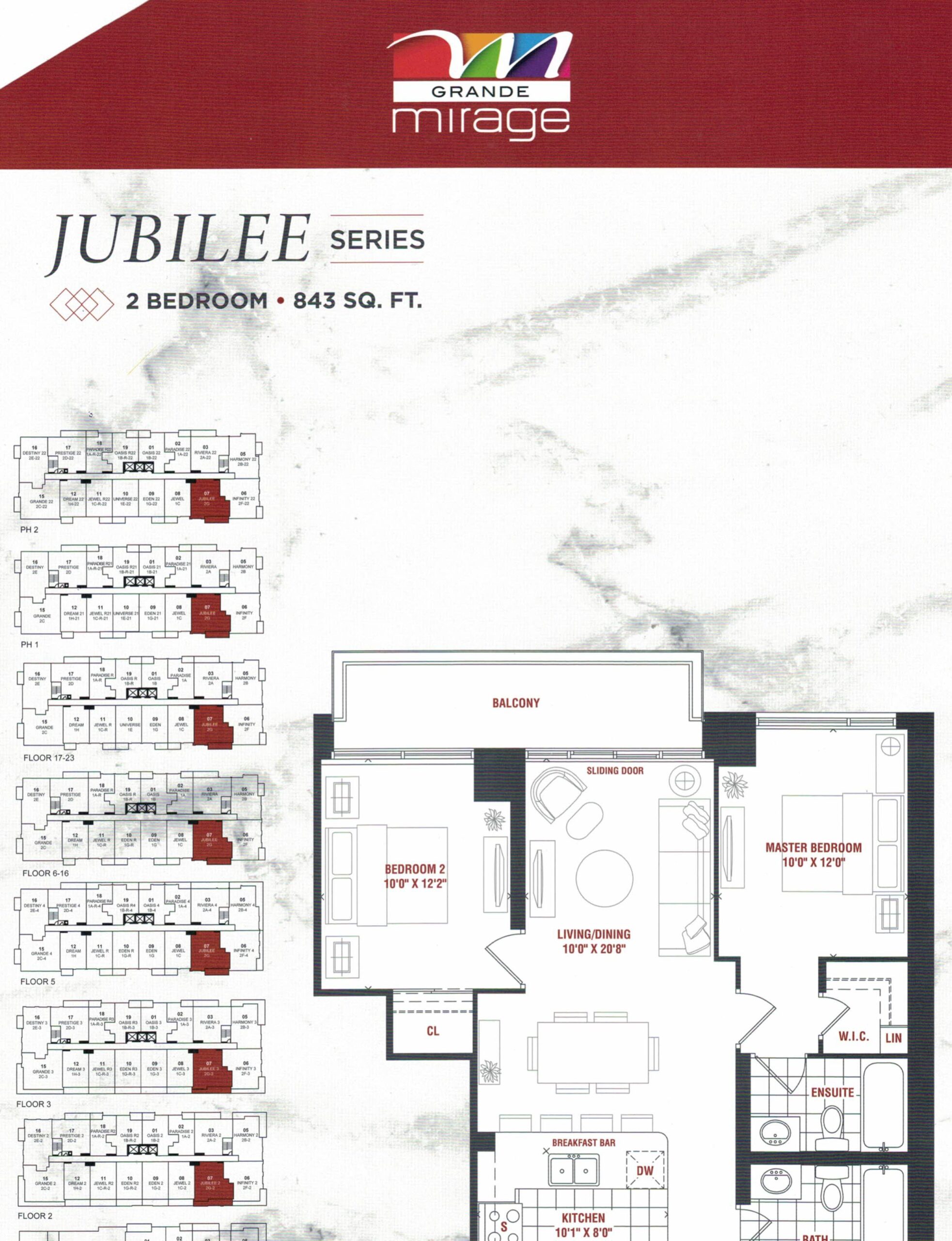 Jubilee floor plan