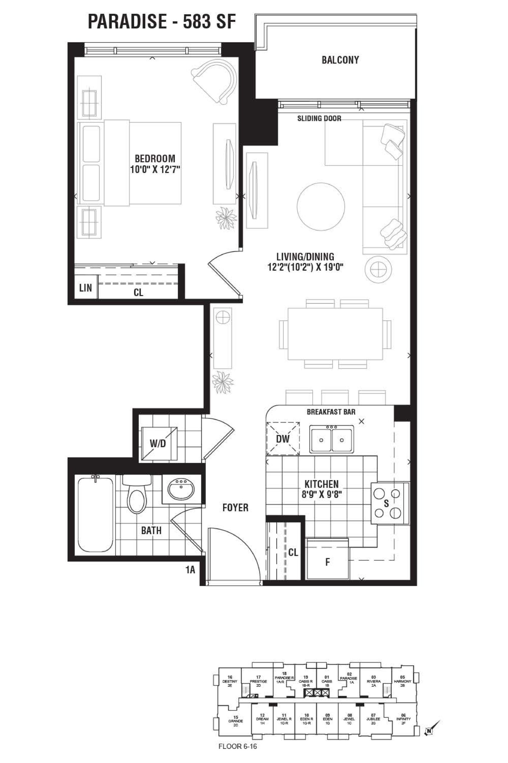 Paradise floor plan