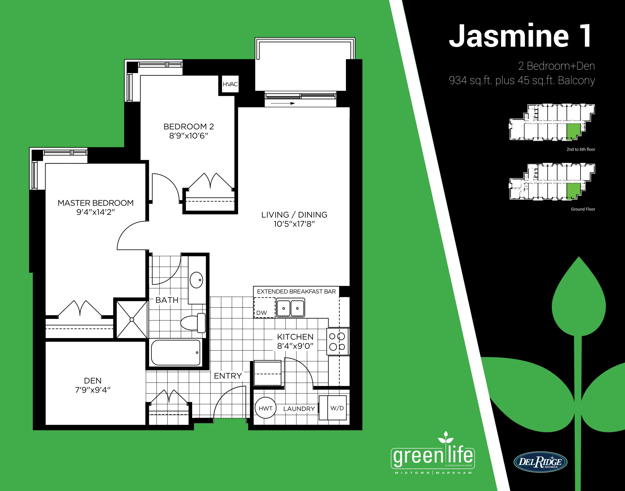 Jasmine 1 floor plan