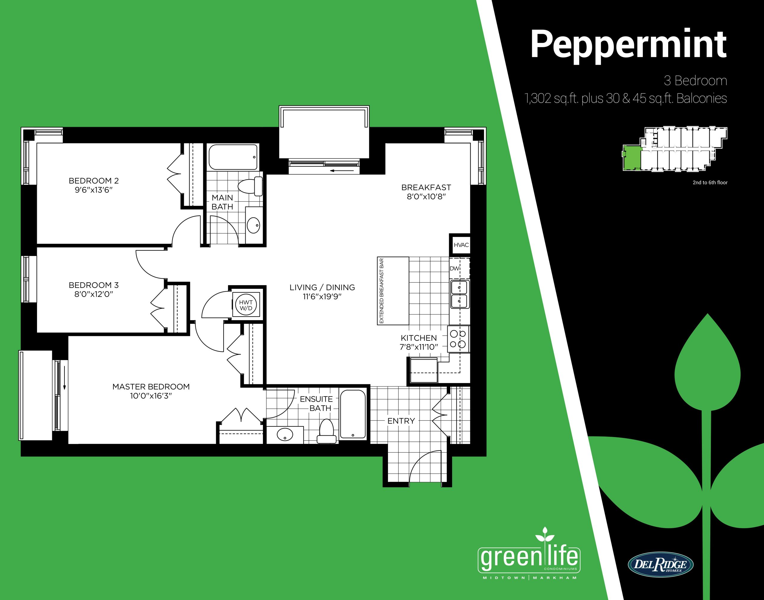 Peppermint floor plan