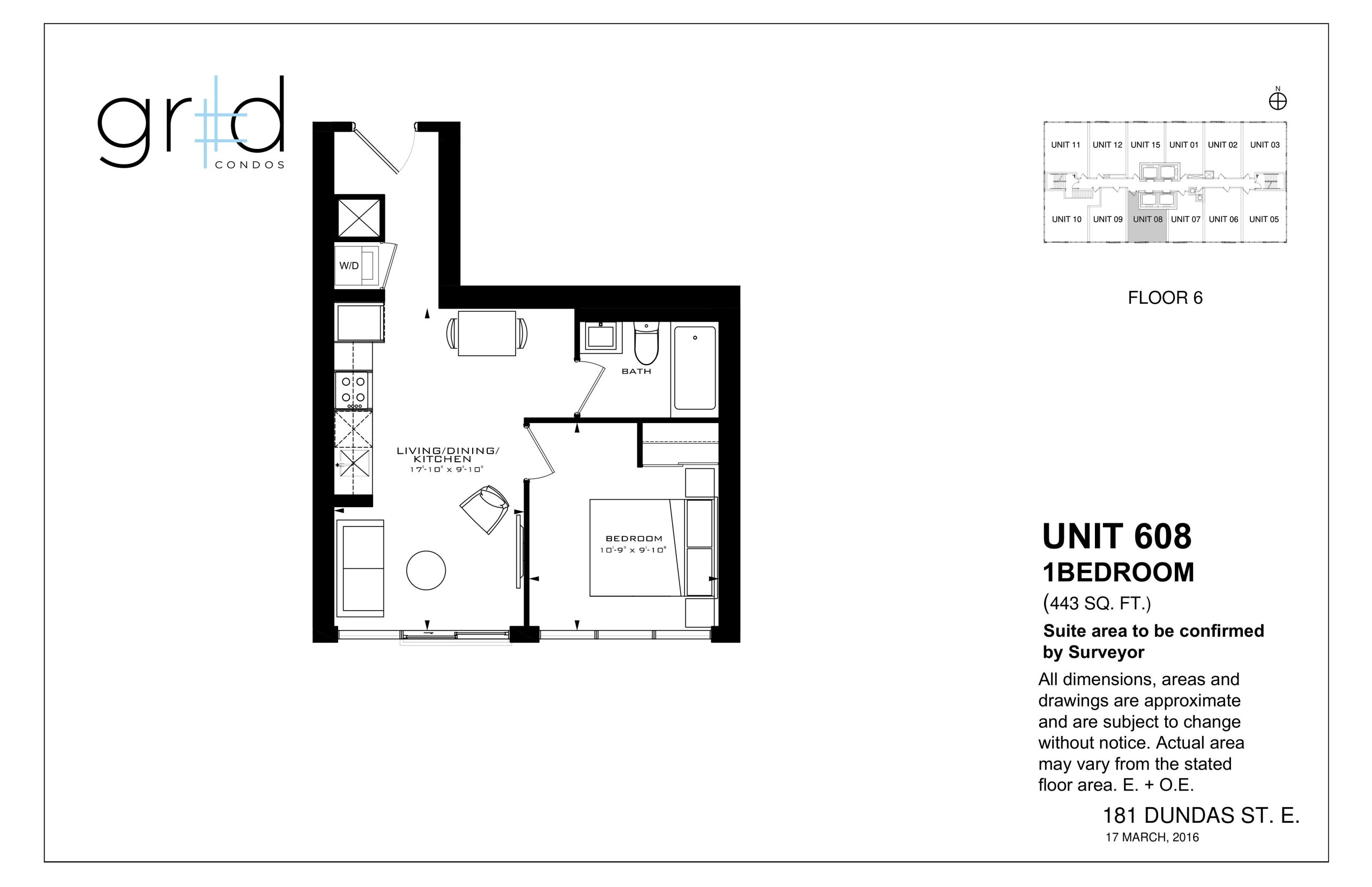 Unit 608 floor plan