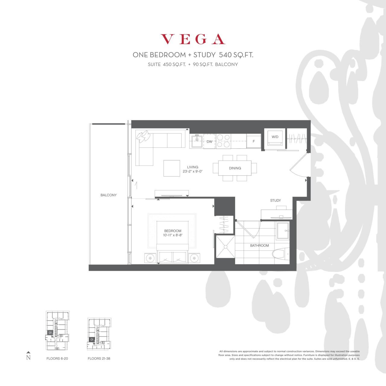 Vega floor plan