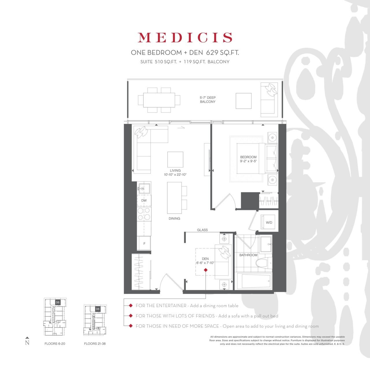 Medicis floor plan