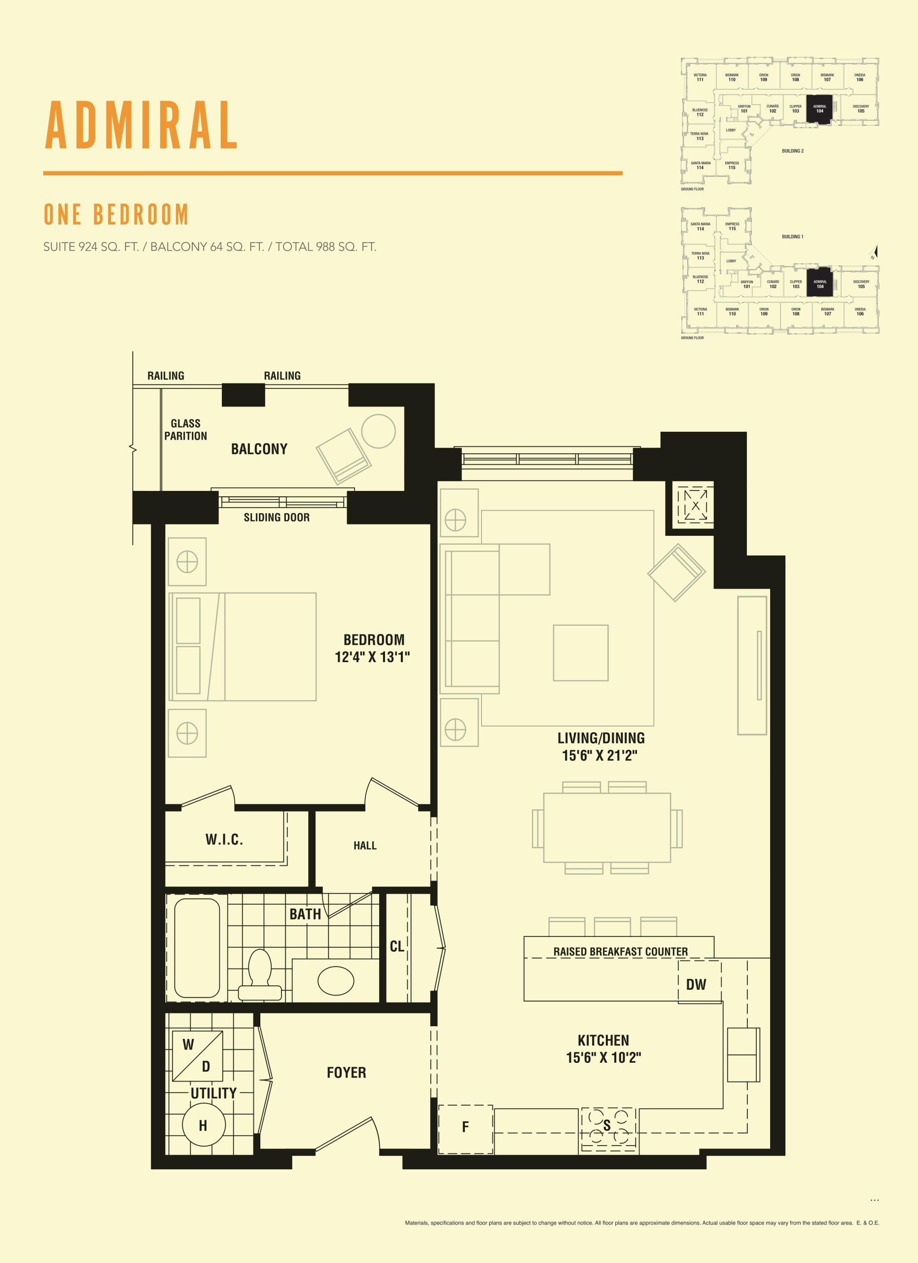 Admiral floor plan
