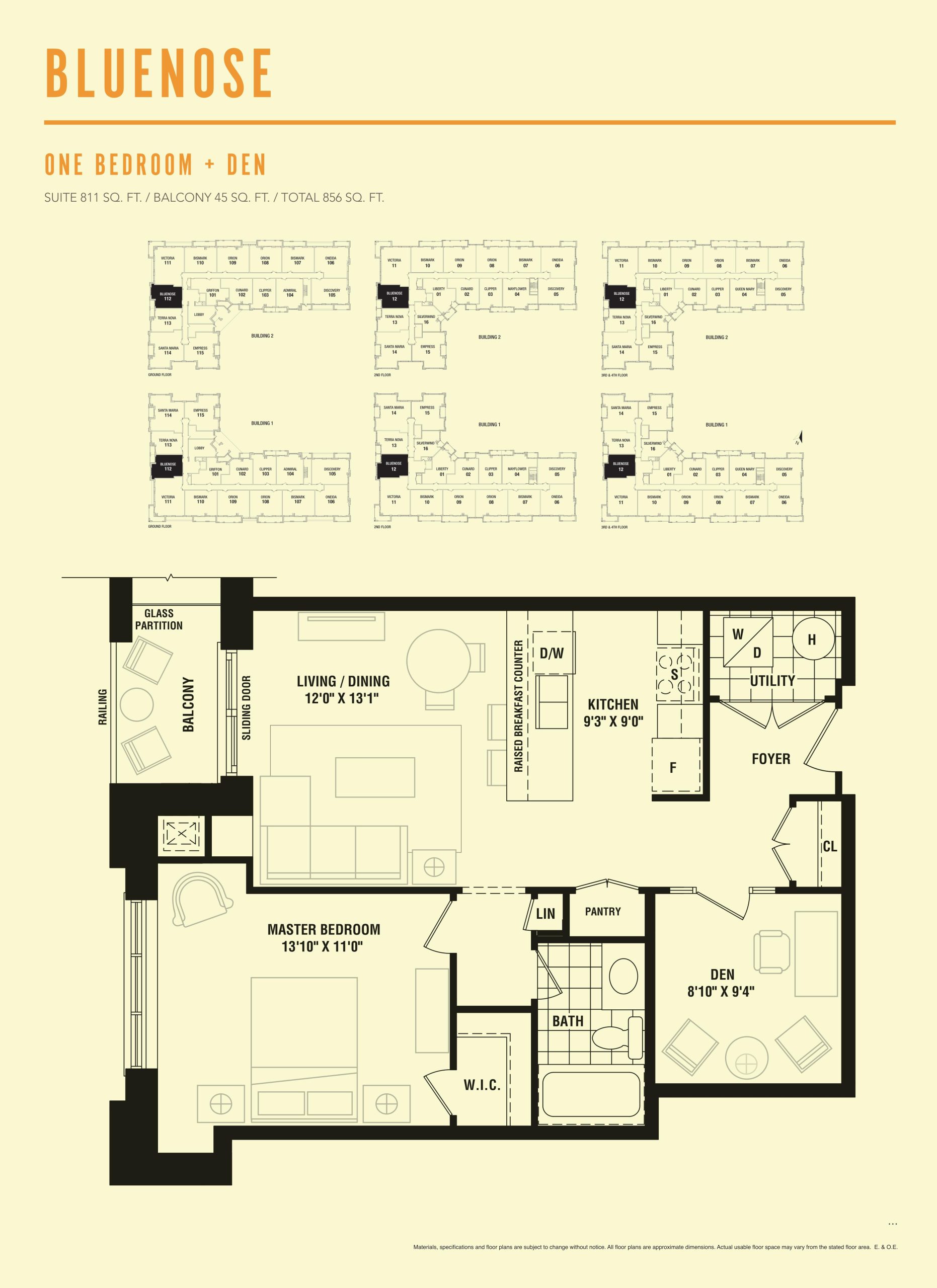 Bluenose floor plan