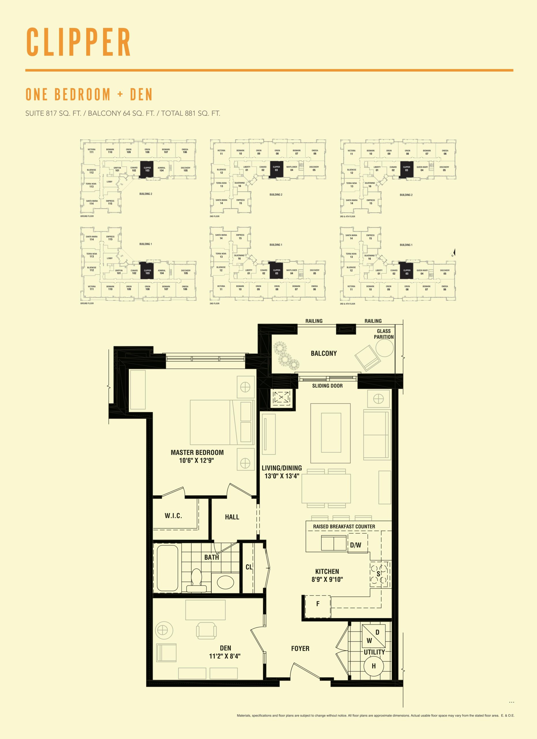Clipper floor plan