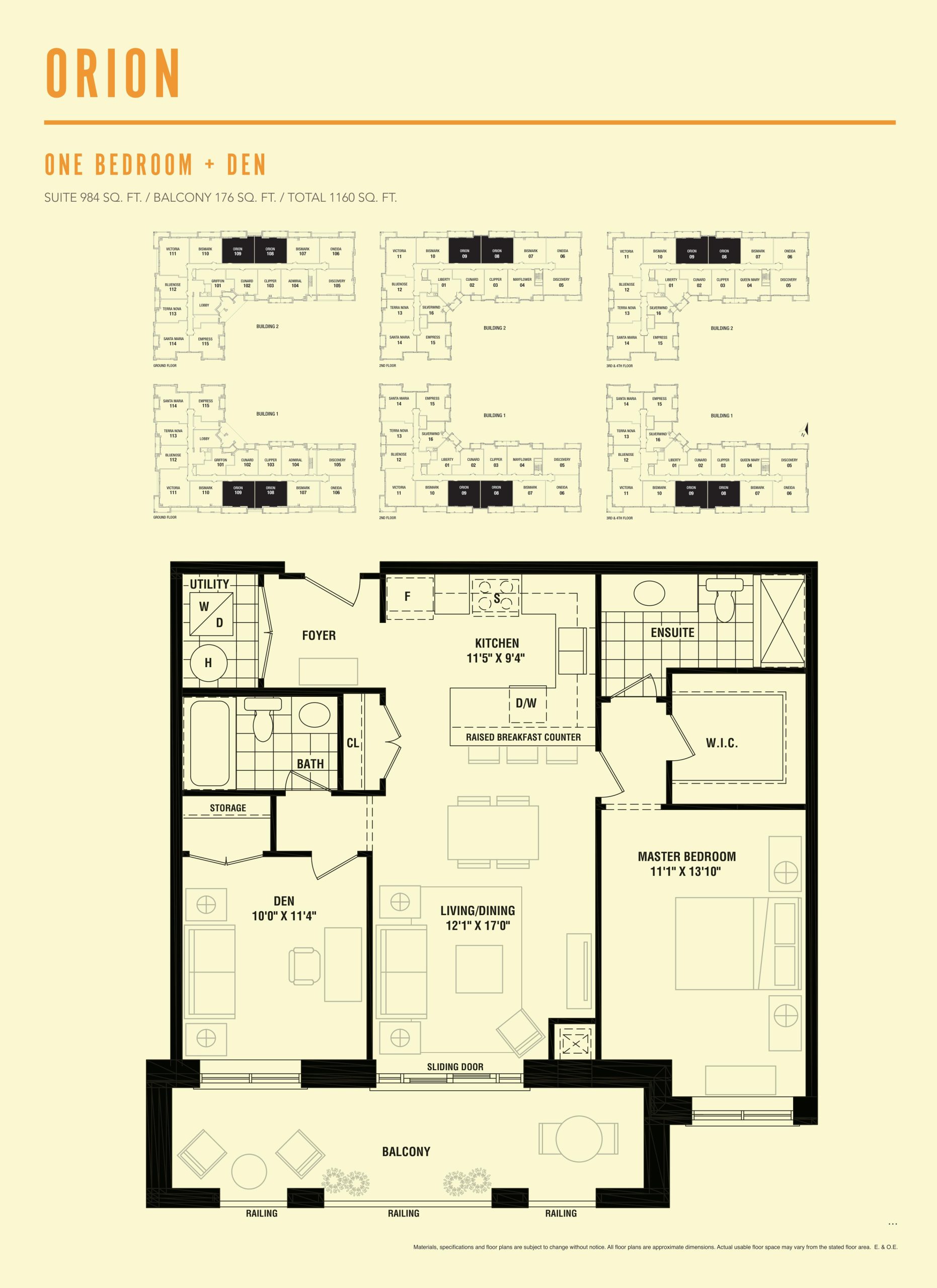 Orion floor plan