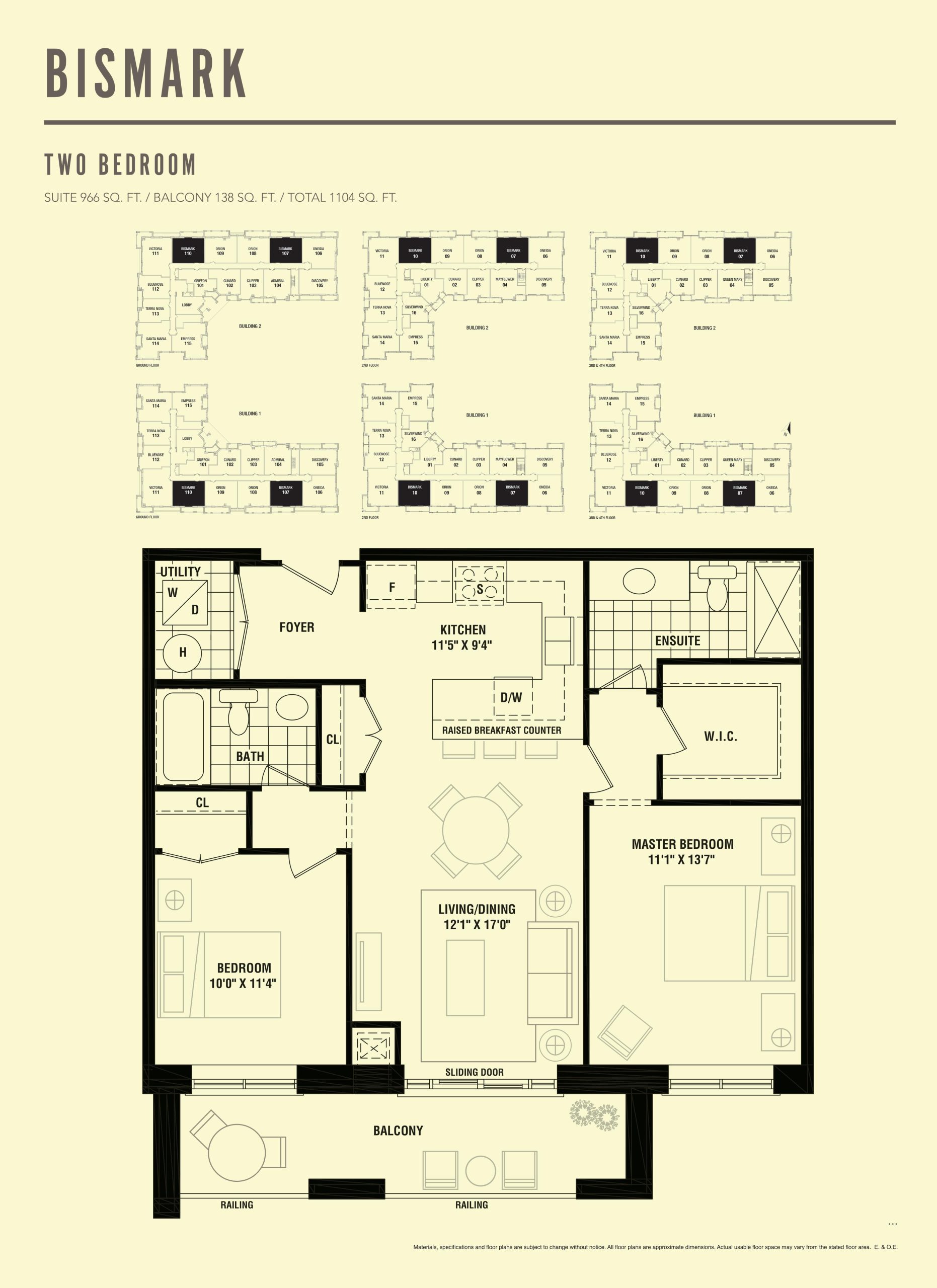 Bismark floor plan