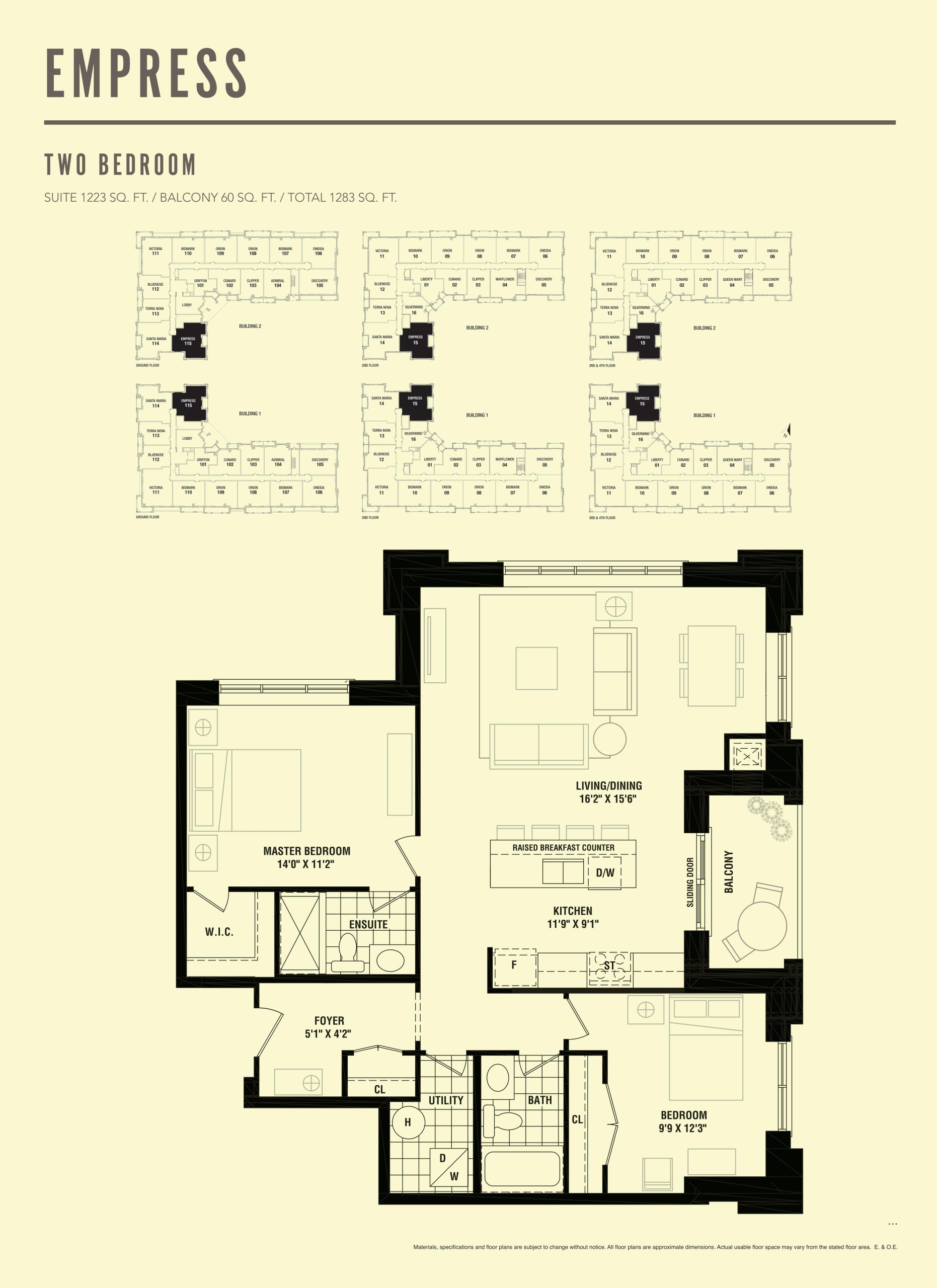 Empress floor plan