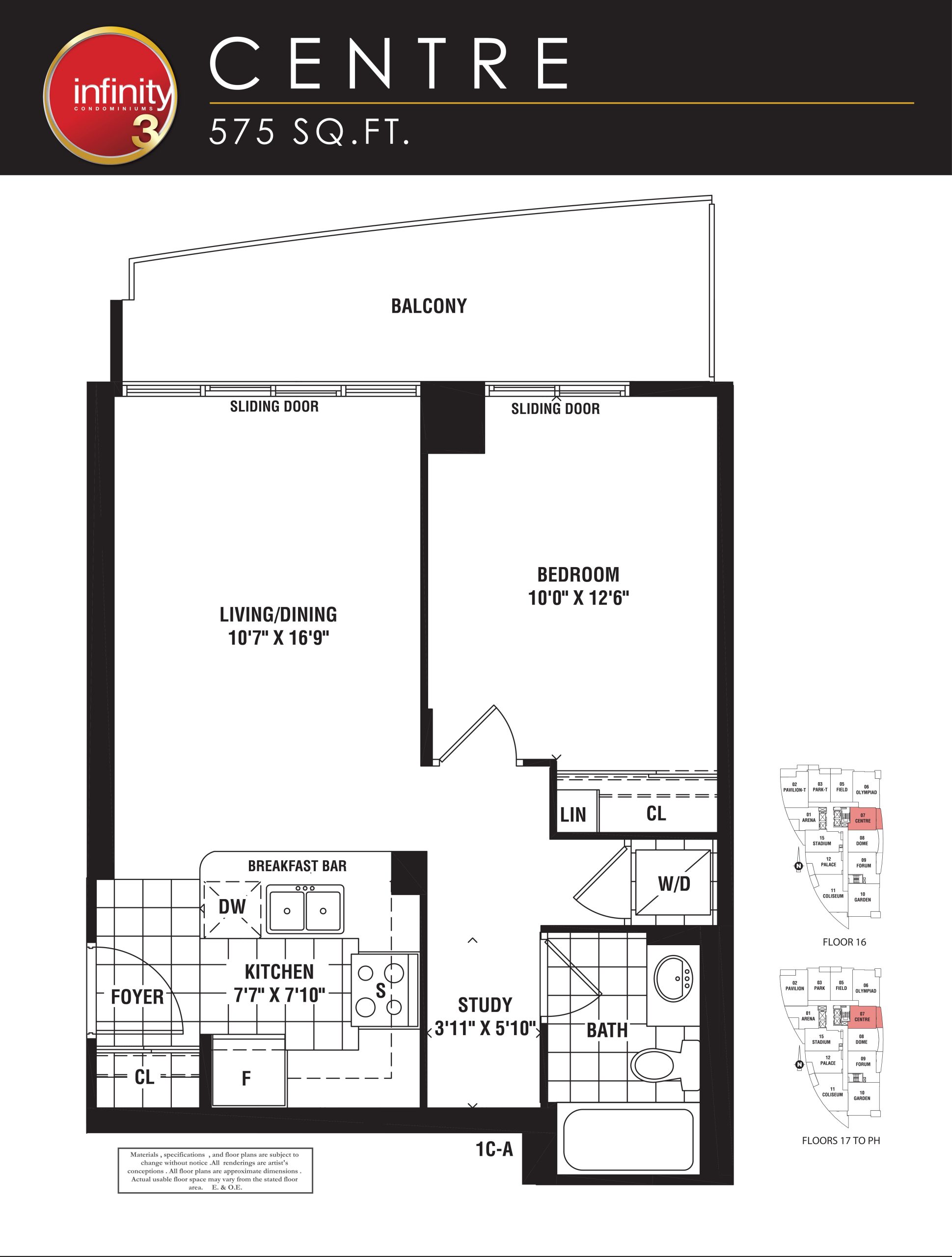 Centre floor plan
