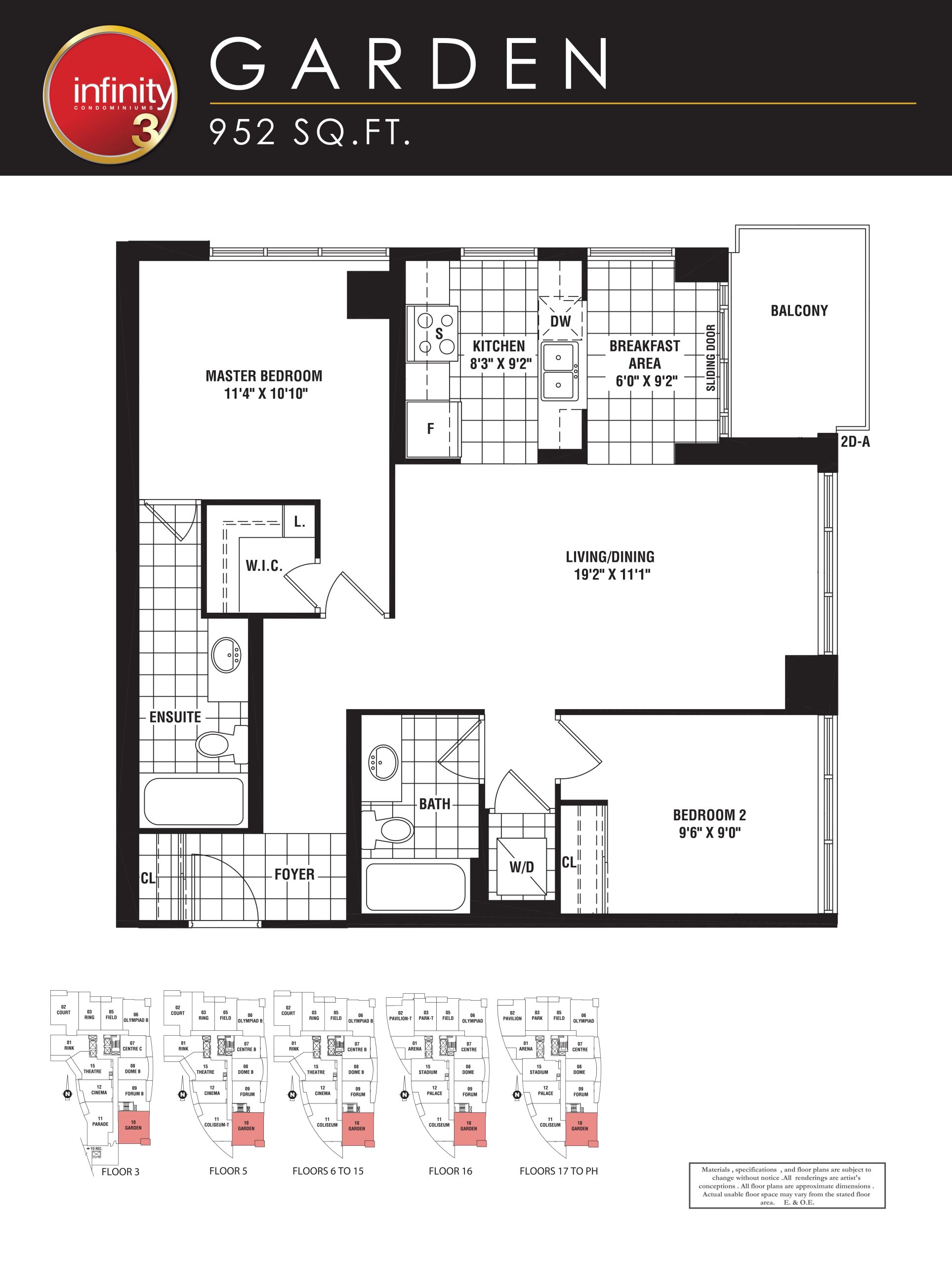 Garden floor plan